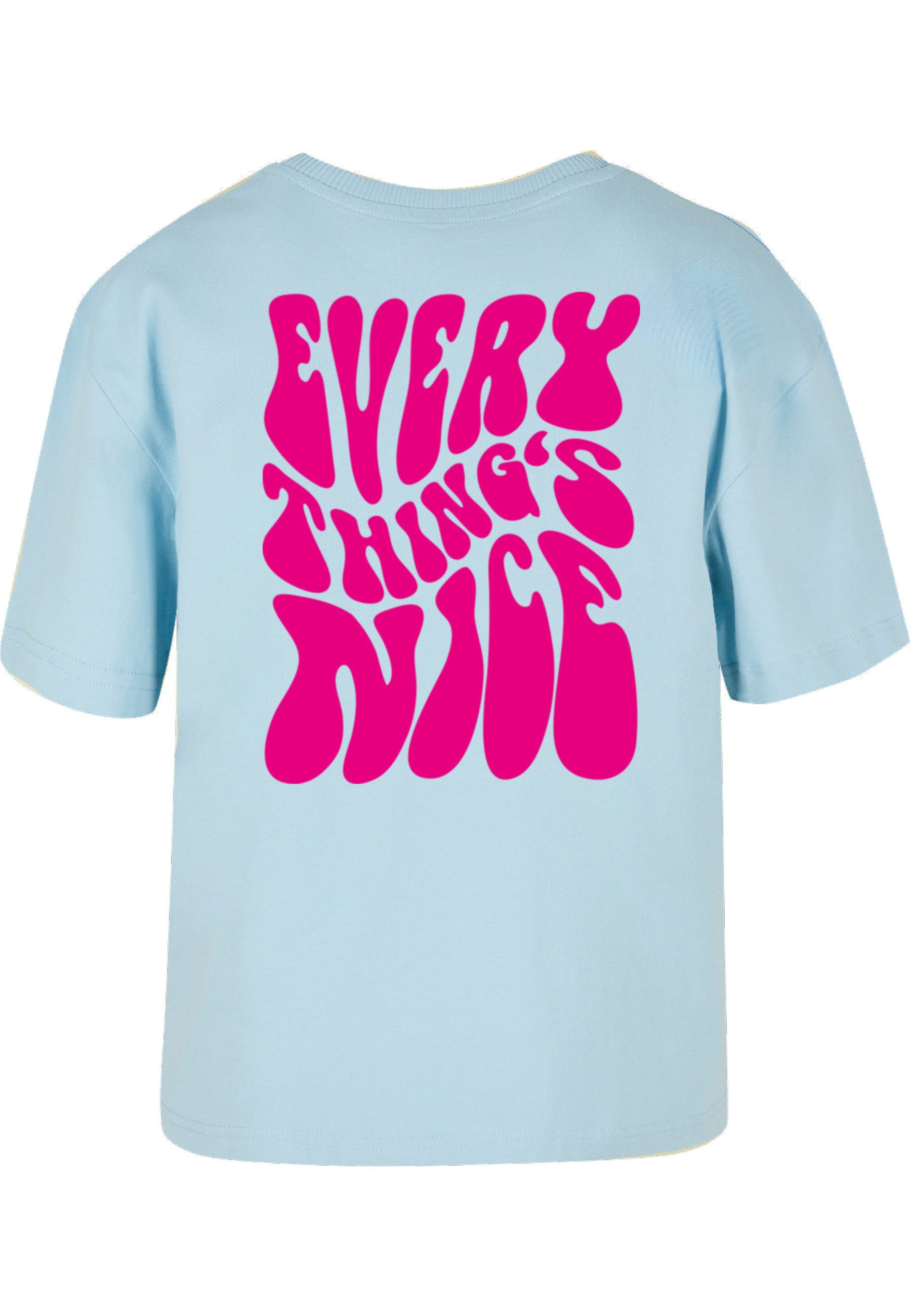 Miss Tee T-Shirt Miss Tee Damen Everything's Nice Tee (1-tlg)