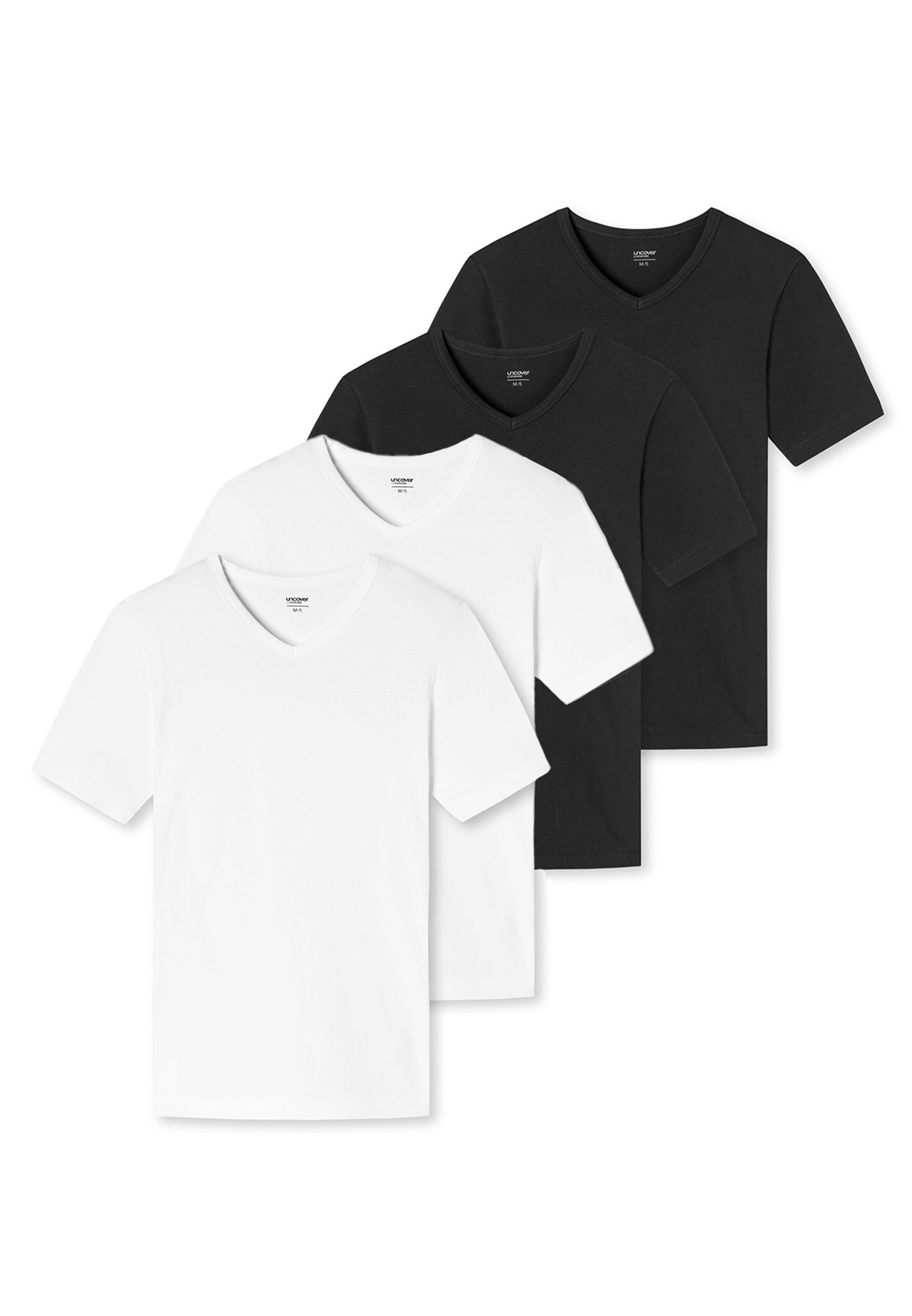 uncover by SCHIESSER Unterhemd 4er Pack Basic (Spar-Set, 4-St) Unterhemd / günstig online kaufen