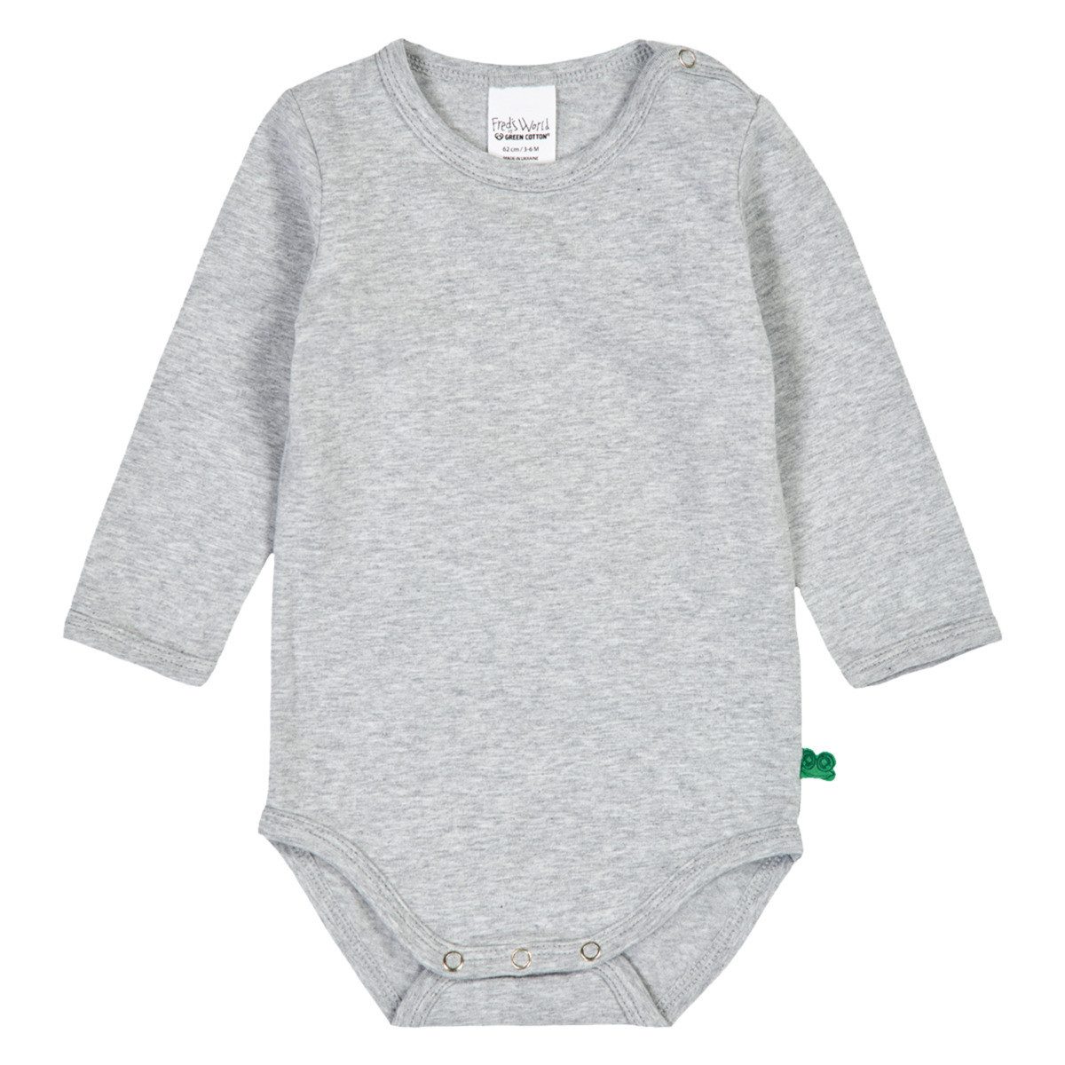 Fred's World by GREEN COTTON Langarmbody 1582078600 Jungen (1-tlg) Langarm Einteiler, Body, Longsleeve-Body, Bodysuit, Stretchbody