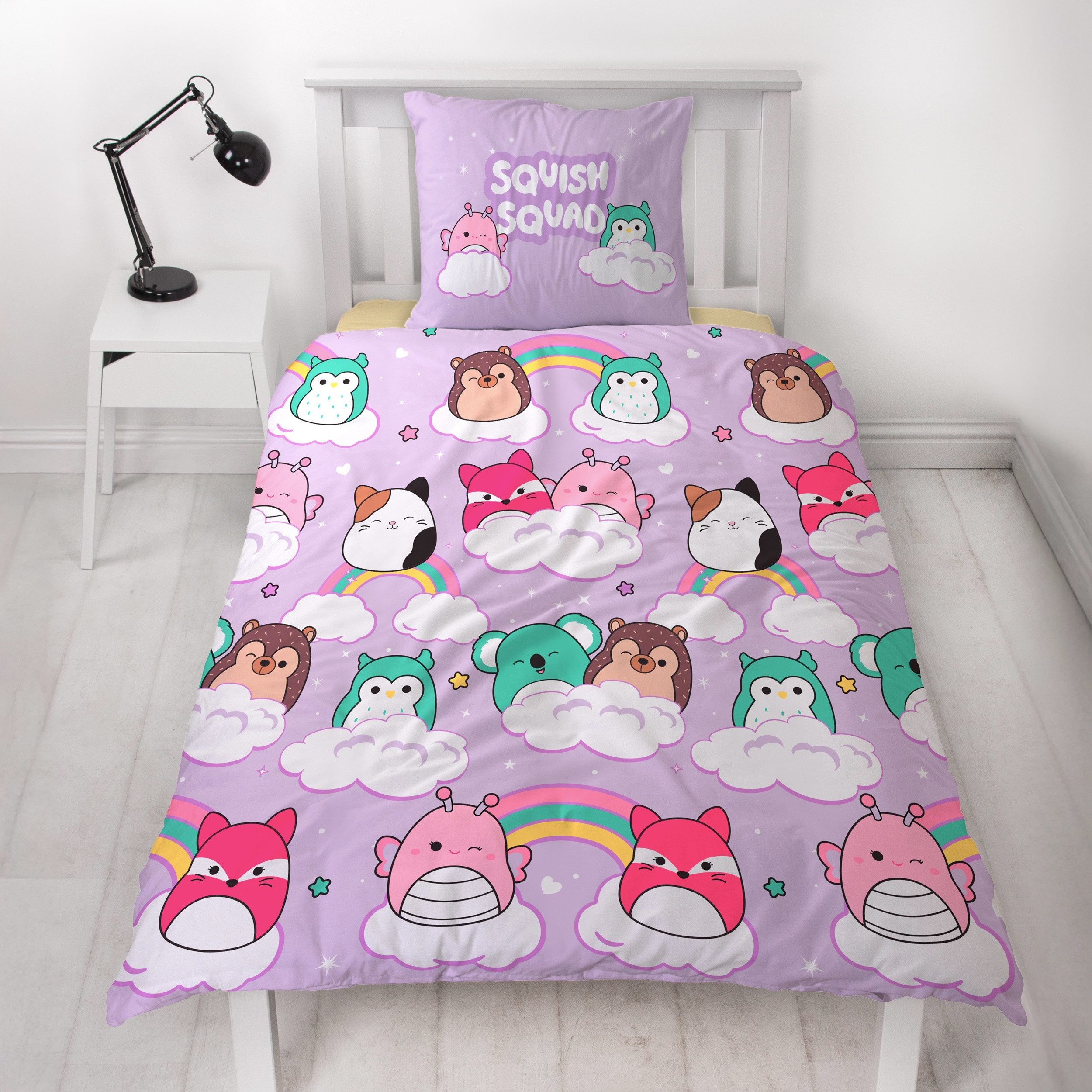 Familando Kinderbettwäsche Squishmallows 135x200 80x80 cm günstig online kaufen
