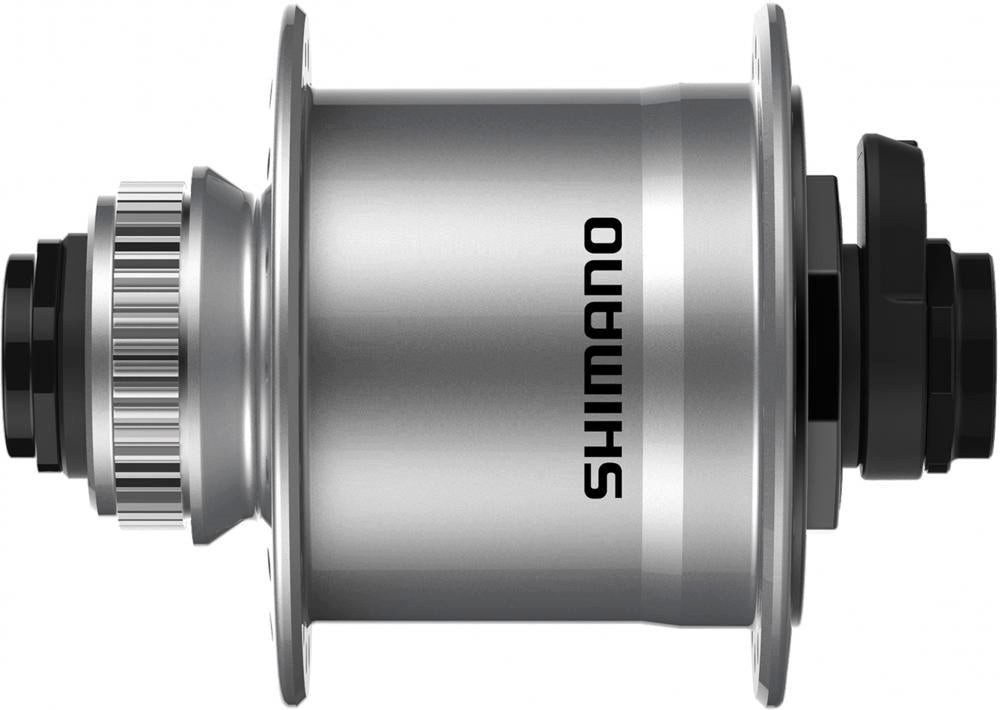 Shimano Laufrad SHIMANO Nabendynamo DH-UR708-3D 6V/3W Center-Lock - 708-3, Silber
