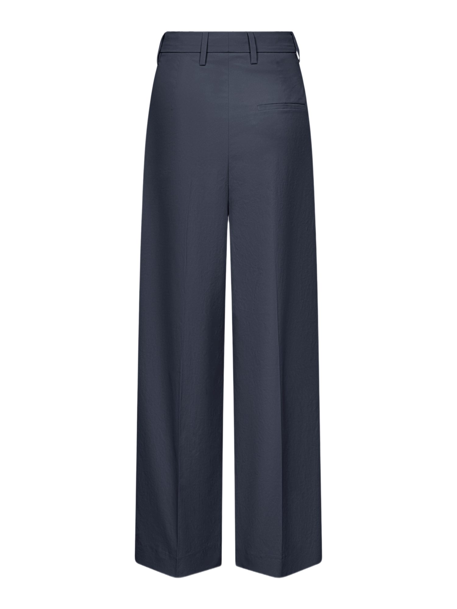 Raffaello Rossi Stoffhose blau, Business, Polyester, Unifarben, Weit, Mittel