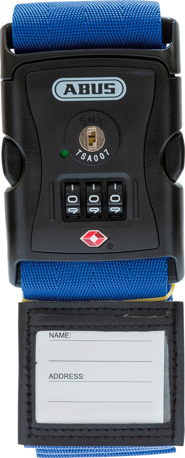 ABUS Koffergurt ABUS Kofferband-Schloss 620TSA für USA reisen - Zahlencode - 192cm
