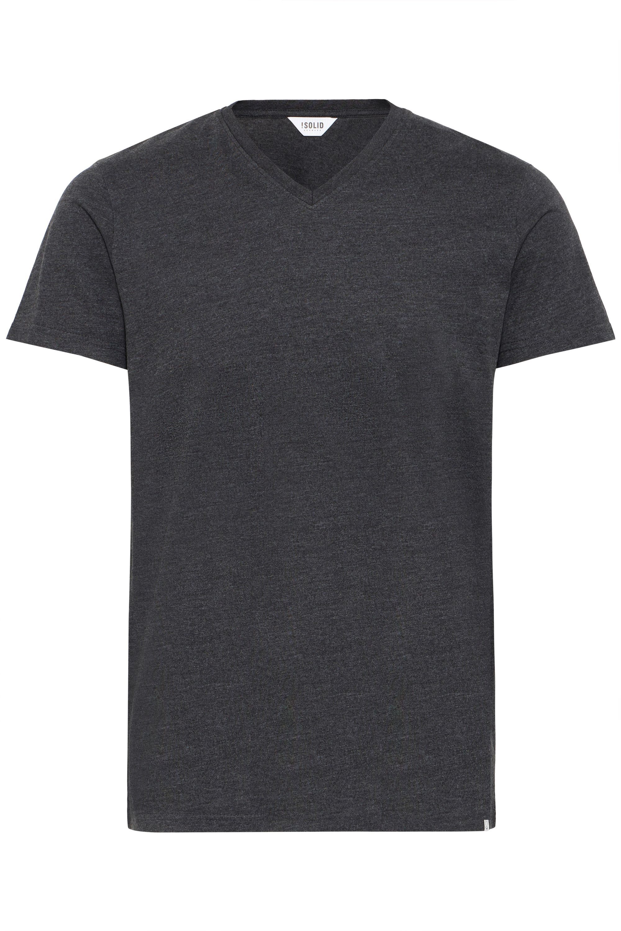 !Solid V-Shirt SDBedo Kurzarmshirt mit Melange günstig online kaufen