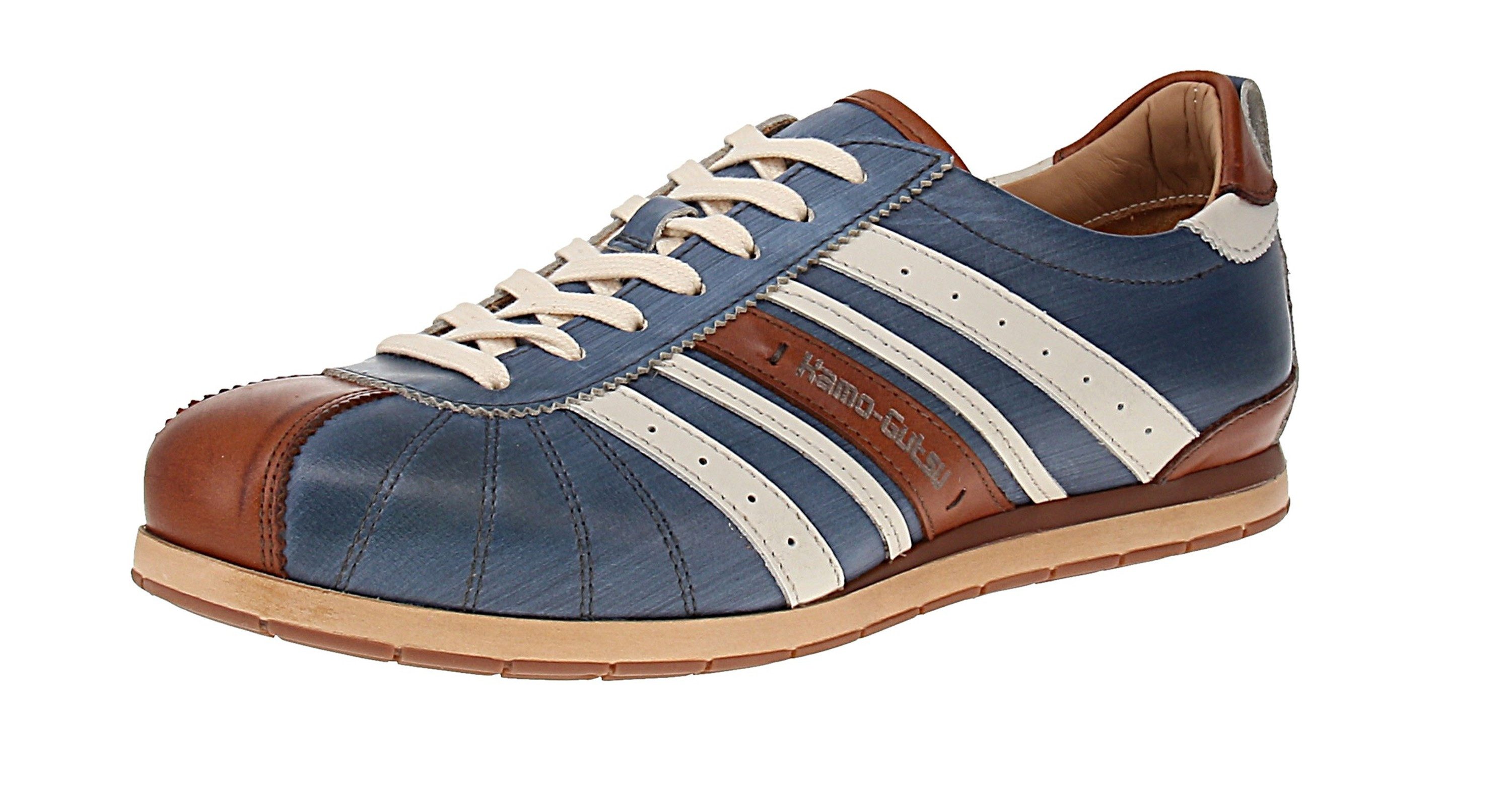 Kamo-Gutsu Kamo-Gutsu Tifo-049 - Herren Schuhe Sneaker - Ginepro-Cognac Sneaker