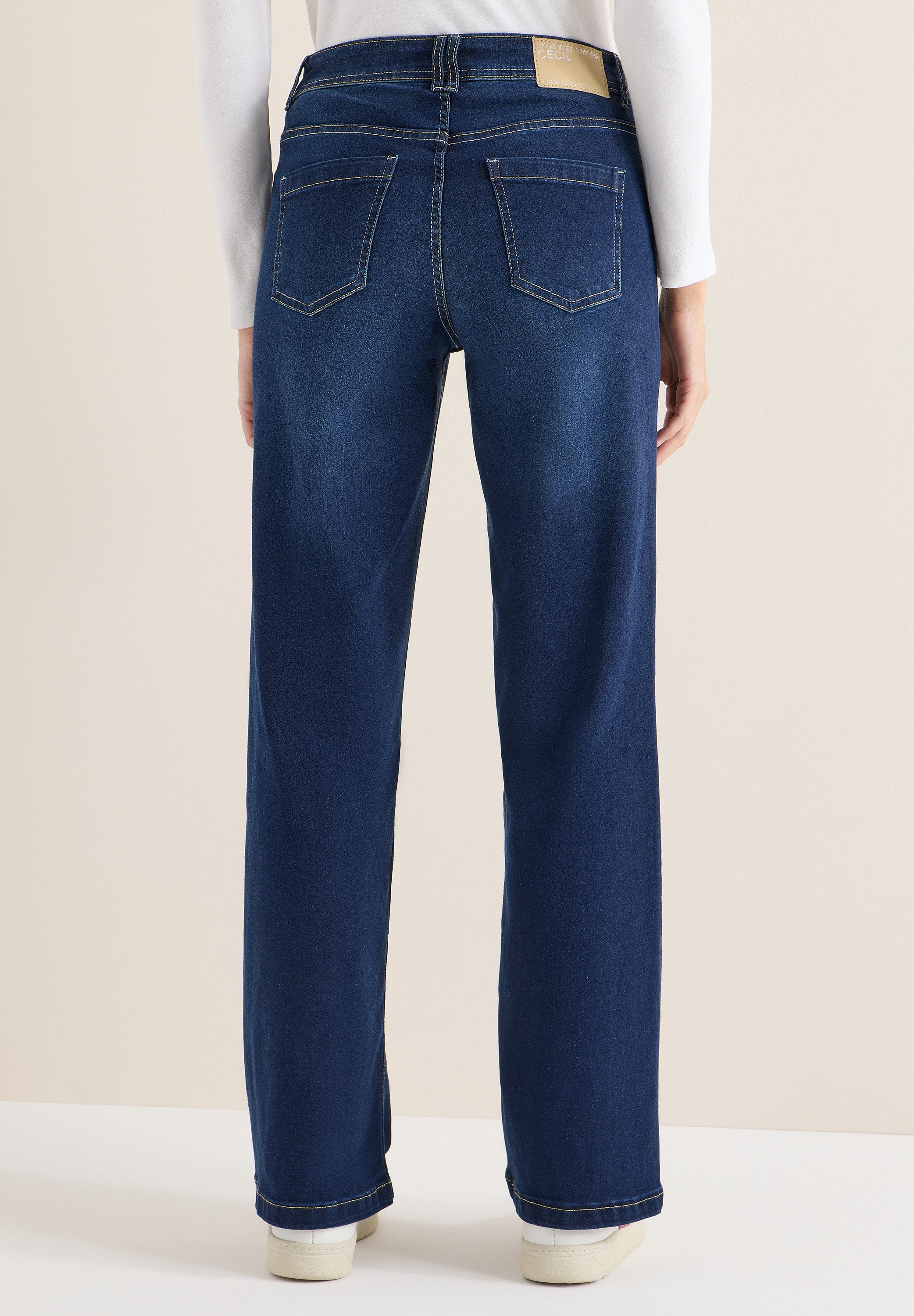 CECIL Loose-fit-Jeans High Waist
