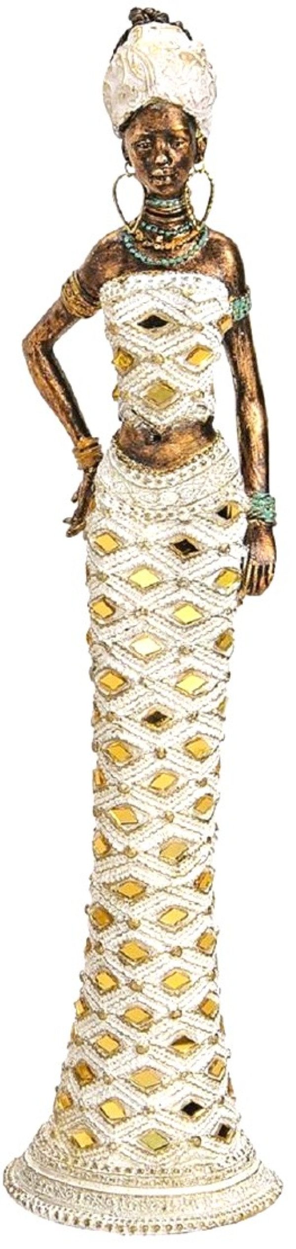 Geschenkestadl Afrikafigur Afrikanerin 33 cm Dekofigur afrikanische Frau we günstig online kaufen