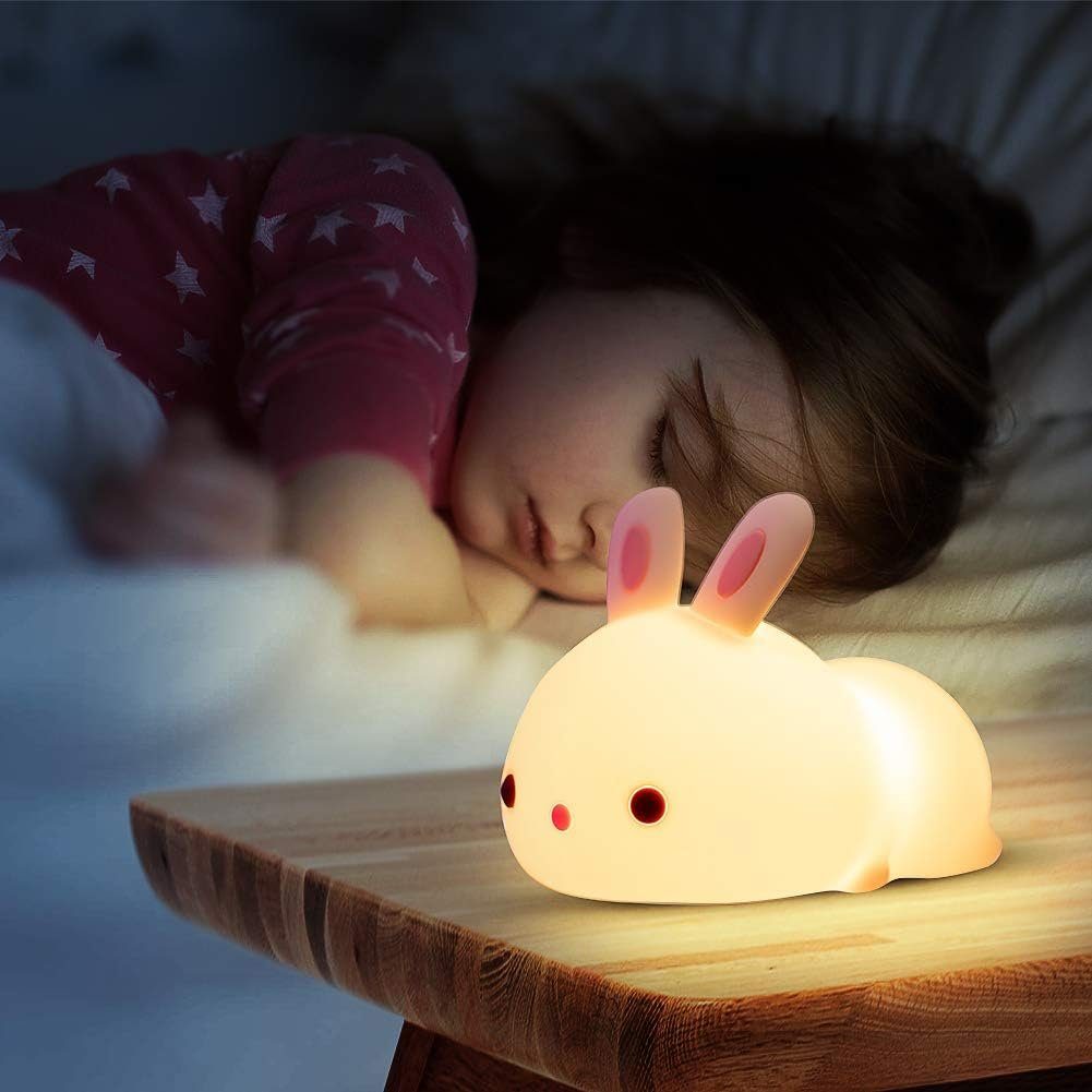 Jormftte LED Nachtlicht Schalter Nachtlampe mit für Touch Beige2 Babyzimmer,Schlafzimmer LED Kinder