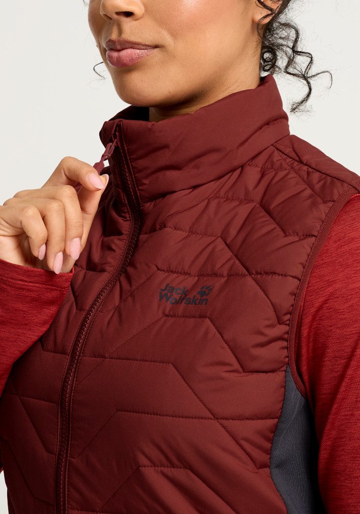 Jack Wolfskin Funktionsweste FLEXTREK INS VEST W Isolationsweste, warm, 3-in-1 kompatibel – Bild 4 von 5