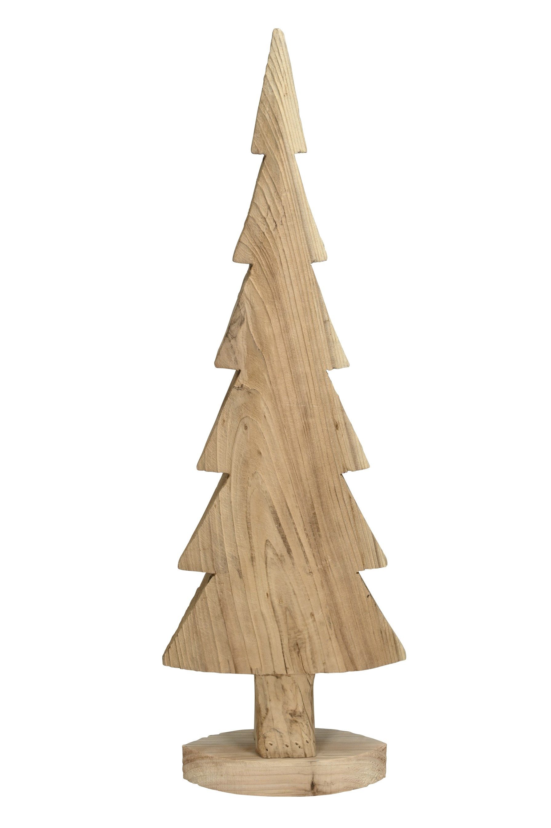 finehomegarden Dekofigur Holz Tanne Baum Dekotanne zum Stellen H60cm/H80cm/ günstig online kaufen