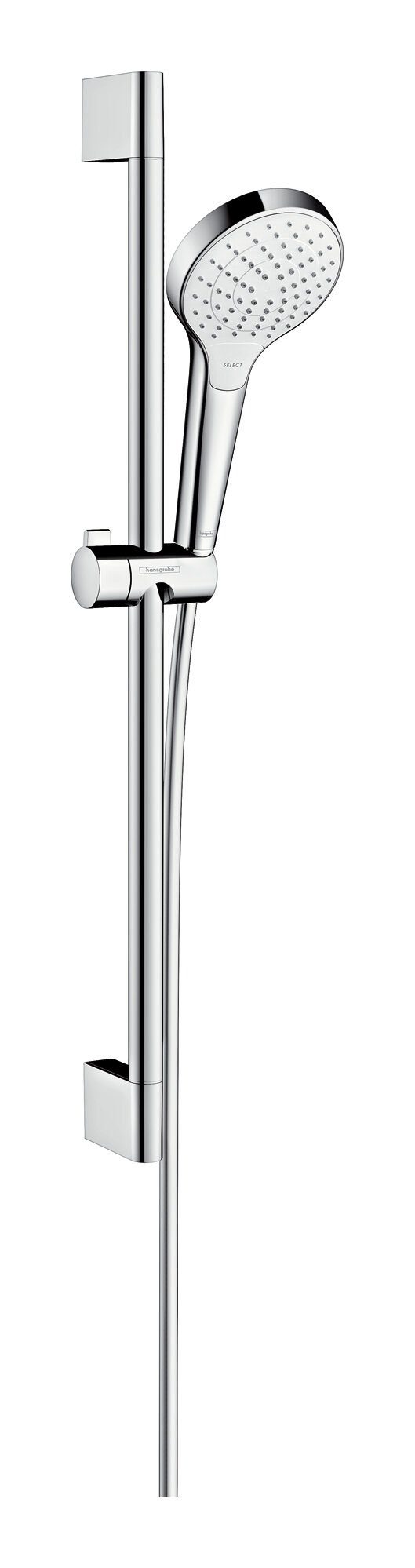 hansgrohe Stangenbrause-Set Croma Select S 110 Vario, Höhe 66.9 cm, 3 Strahlart(en), Brauseset EcoSmart mit Brausestange 650 mm
