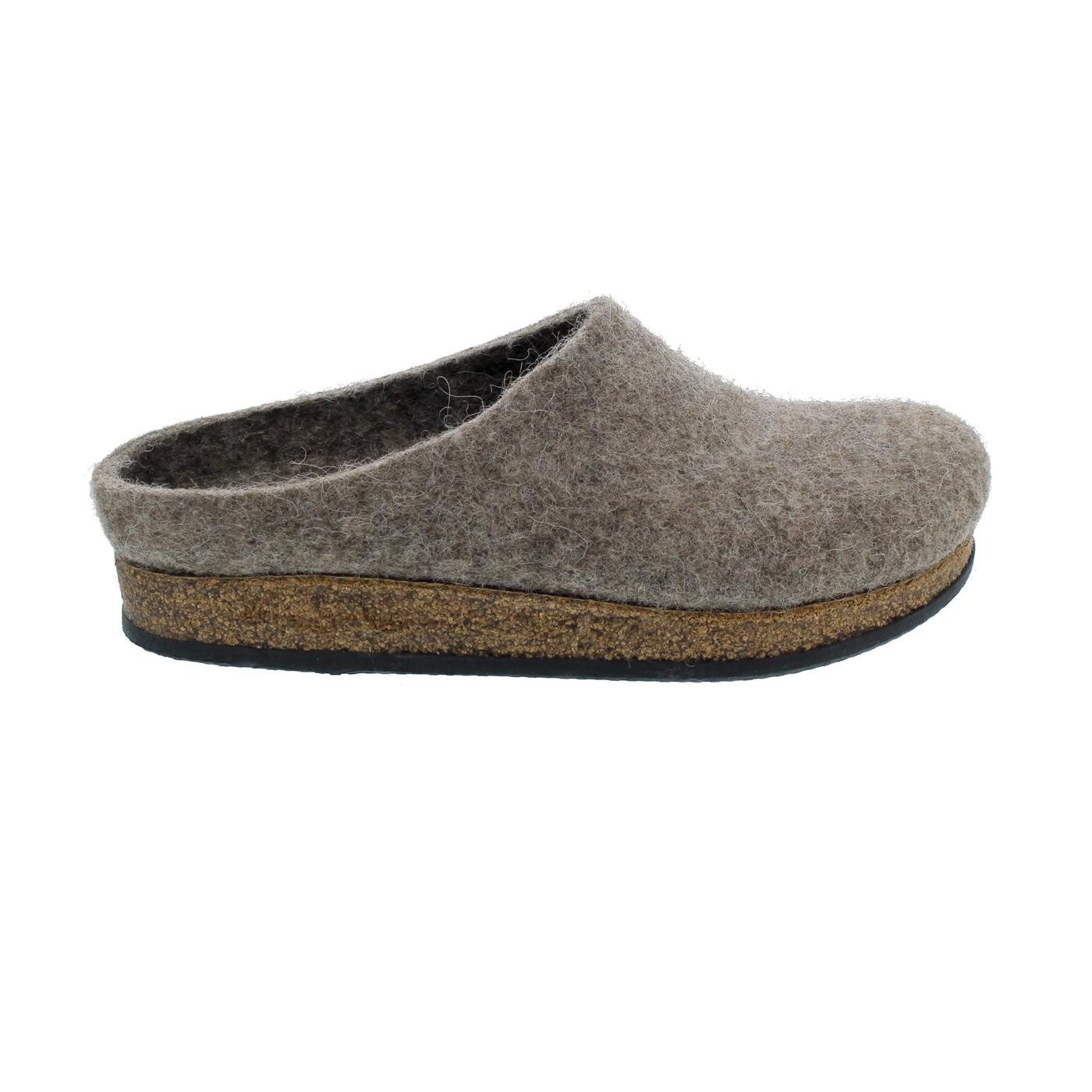 Stegmann Stegmann Wollfilz-Pantoffel, Wolle vom Shetlandschaf, rutschfeste Gumm Pantoffel