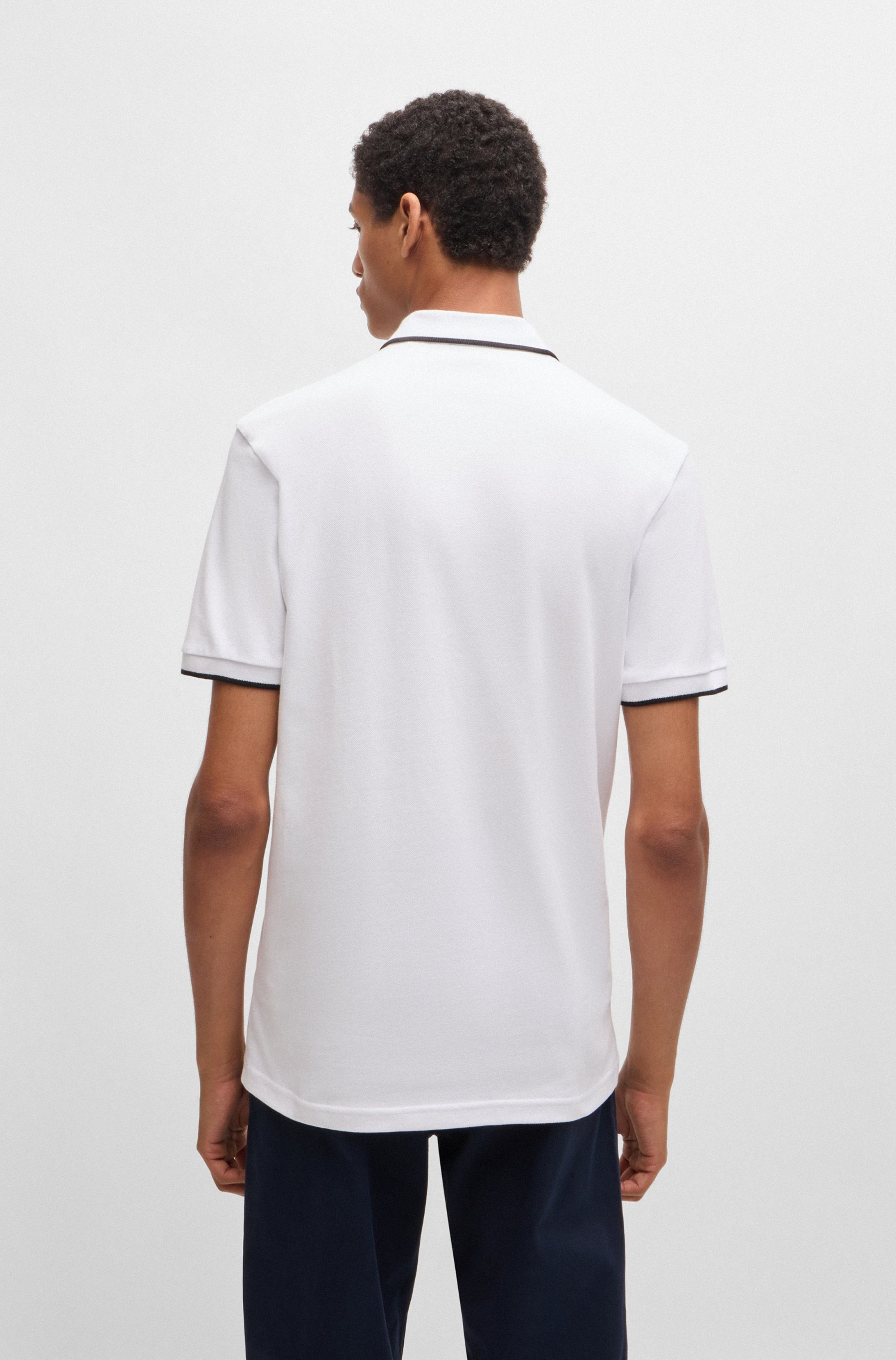 BOSS ORANGE Poloshirt Passertip mit BOSS Logo-Badge – Bild 5 von 5