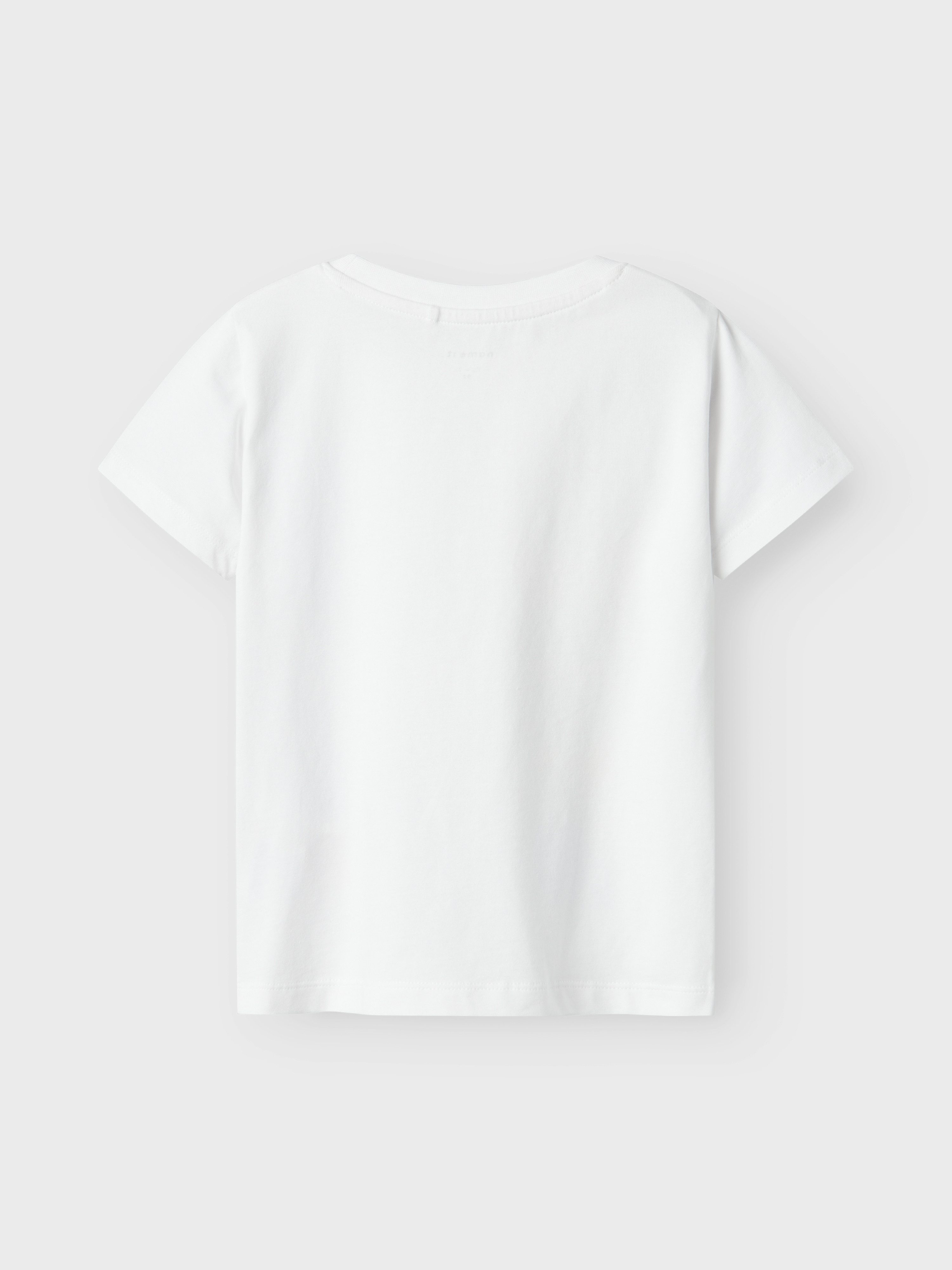 Name It T-Shirt Mädchen mit Minions Print Bright White 110 mit lizensiertem Print – Bild 3 von 4
