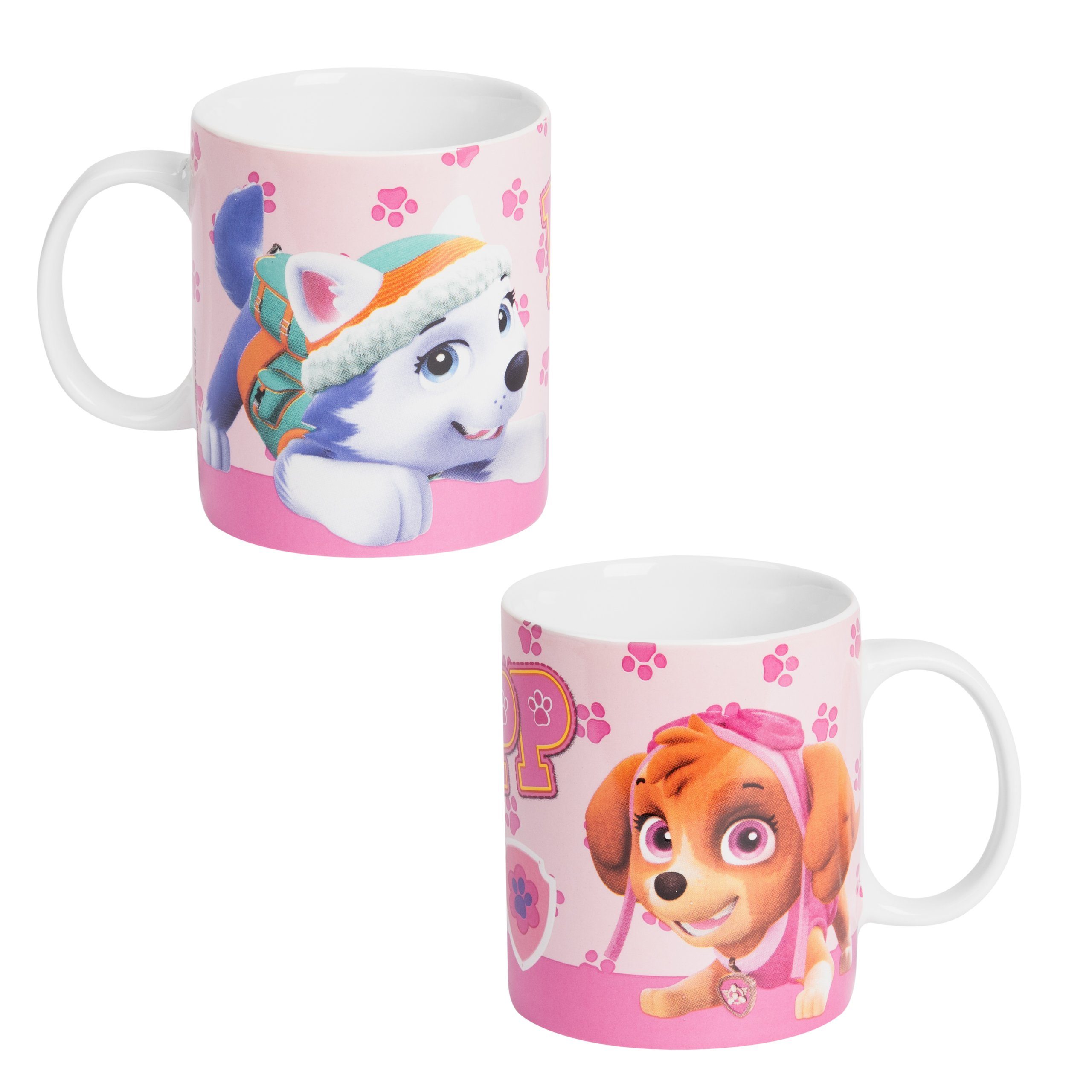 United Labels® Tasse Paw Patrol Tasse - Skye und Everest aus Porzellan 320 ml, Porzellan