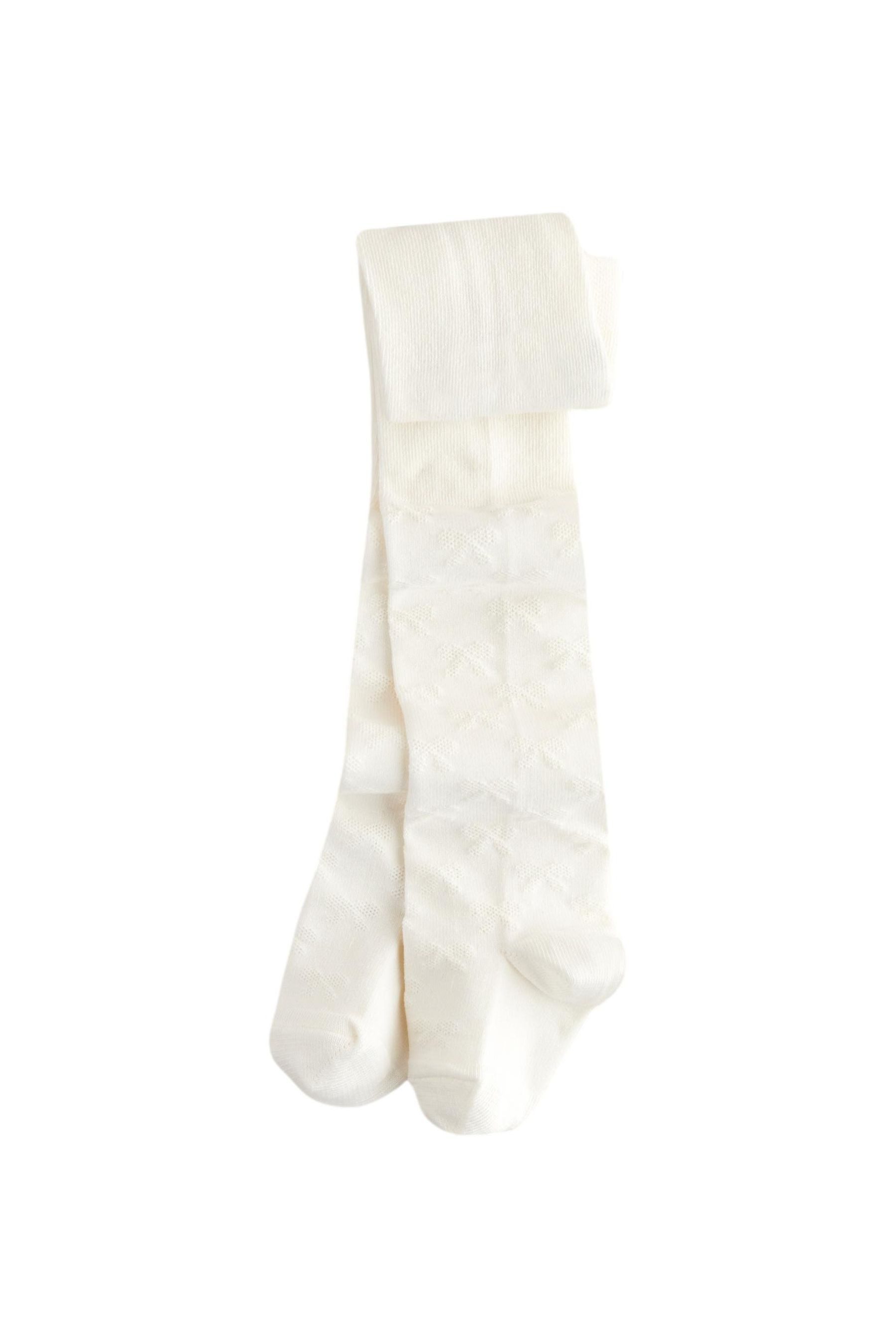 Next Strickstrumpfhose Strumpfhose mit hohem Baumwollanteil, Schleife (1 St)