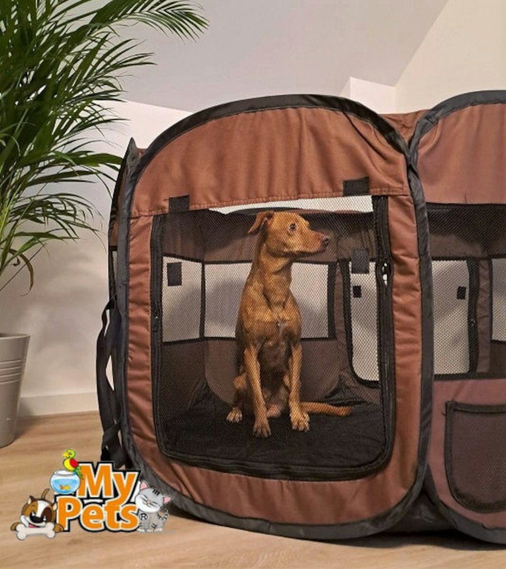 BruKa Freigehege Welpenauslauf YBOY Welpenlaufstall Tierlaufstall Laufstall Hunde