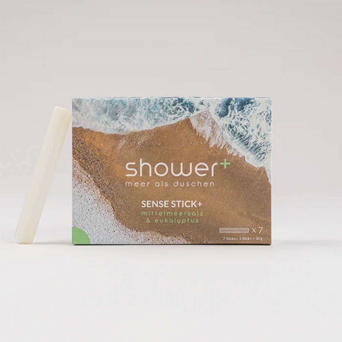 Shower+ Badesalz Sense Stick+ Mittelmeersalz & Eukalyptus