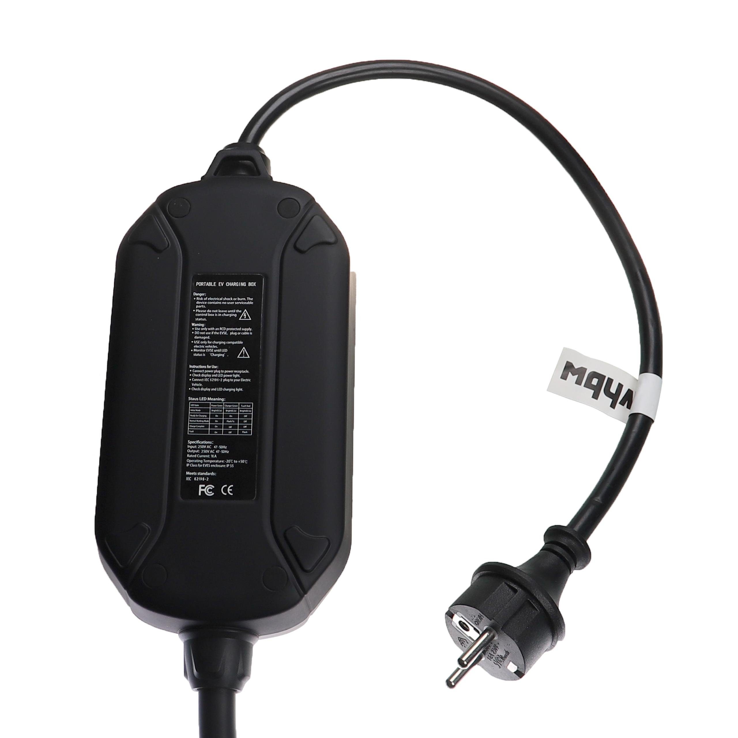Elektro-Kabel passend Plug-in-Hybrid Nissan Elektroauto vhbw / Volkswagen für