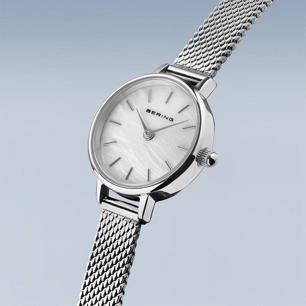 Bering Quarzuhr Bering Classic silber glänzend 11022-004 11022-004, Hochwertiges Produkt mit zeitlosem Design, sorgfältiger Verarbeitung