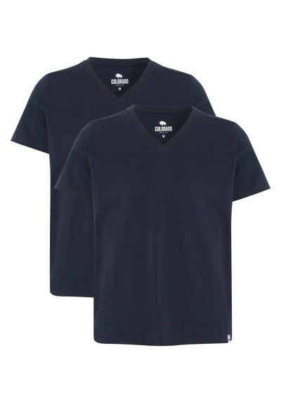 COLORADO DENIM T-Shirt Doppelpack Basic (1, 1-tlg)