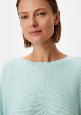 Comma Langarmshirt Strickpullover mit Musterstruktur