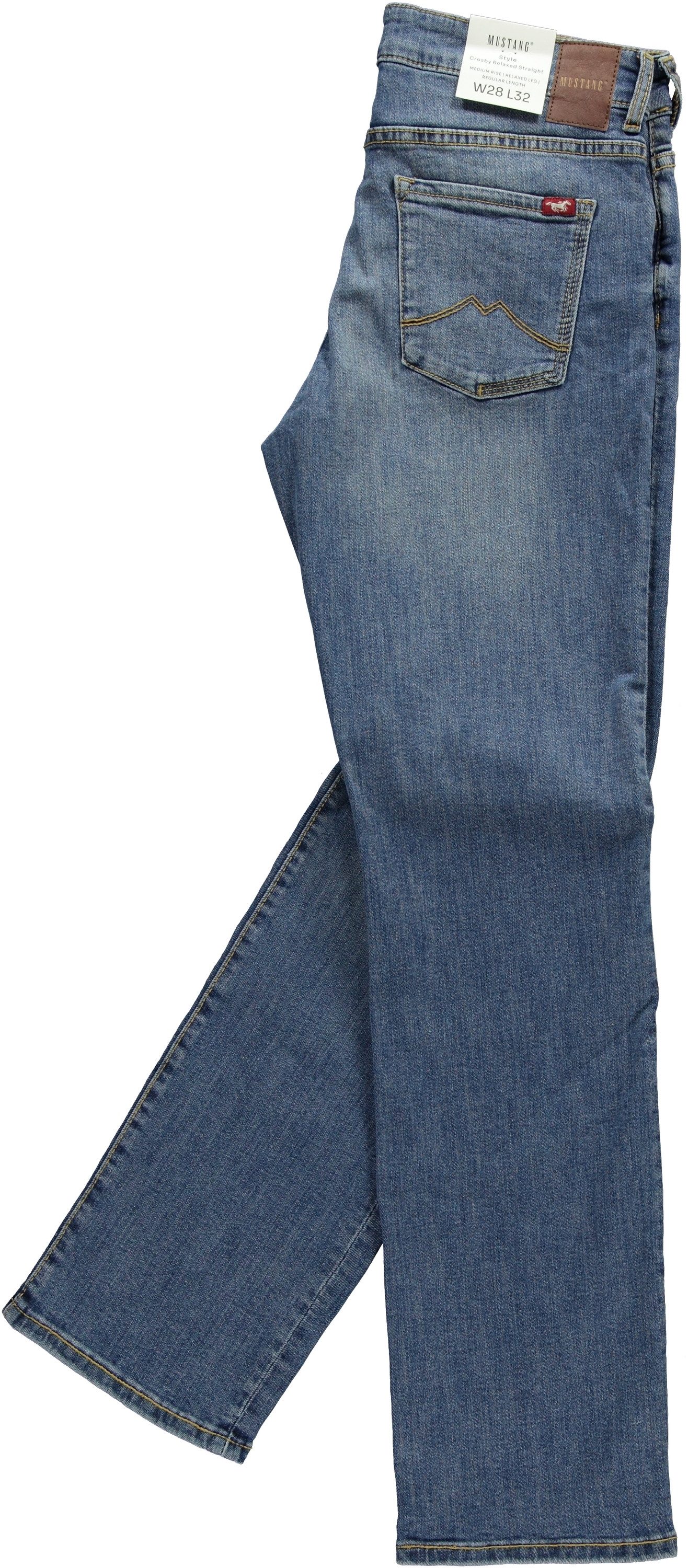 MUSTANG Straight-Jeans Damen Style Crosby Relaxed Straight