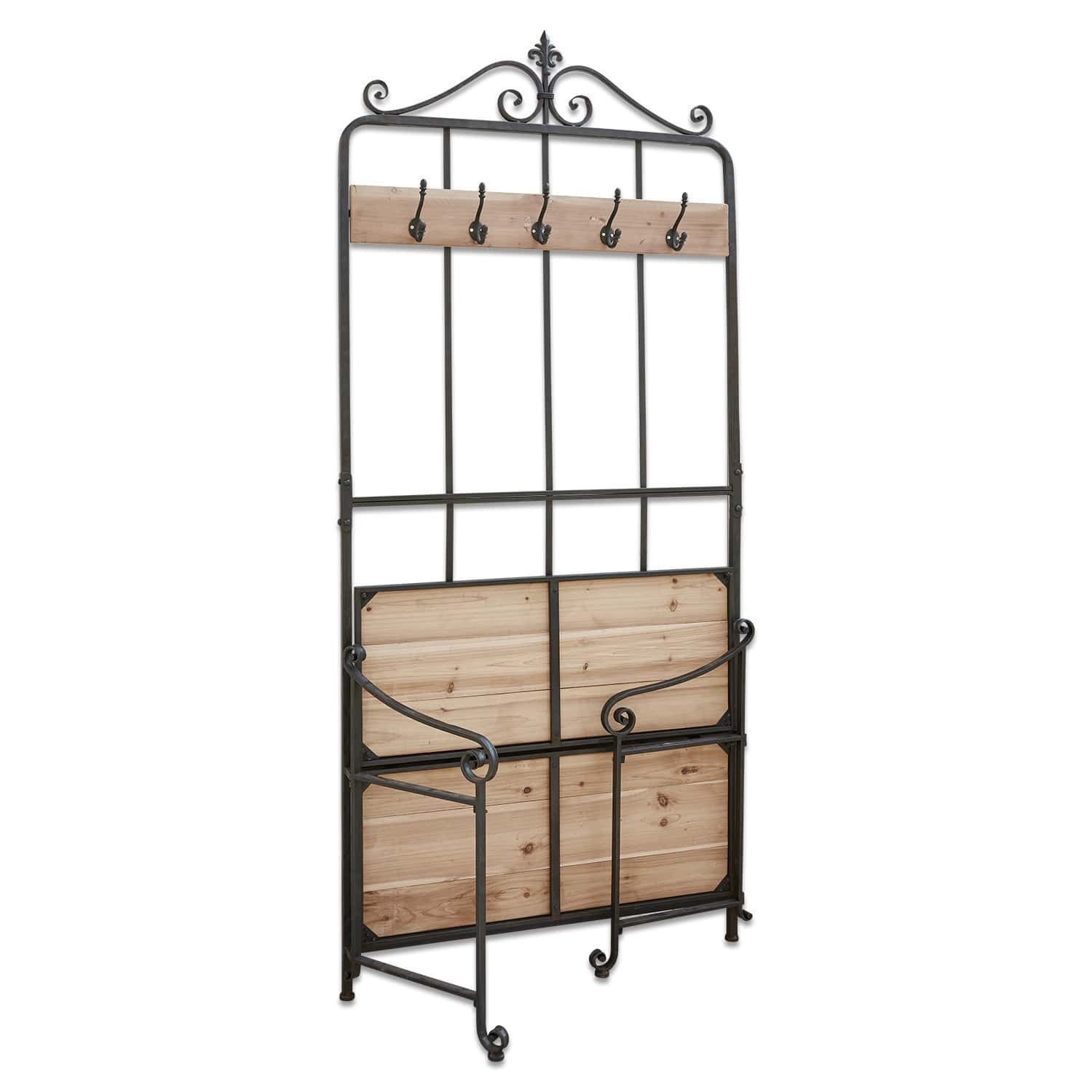 Mirabeau Kleiderständer Garderobe Sussy schwarz/braun