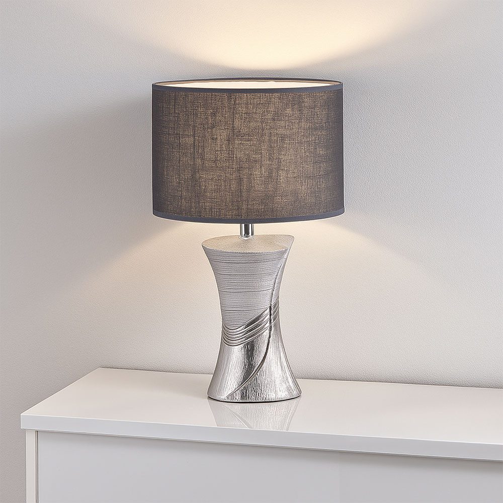 FISCHER & HONSEL Tischleuchte, Leuchtmittel nicht inklusive, Tischlampe Nac günstig online kaufen