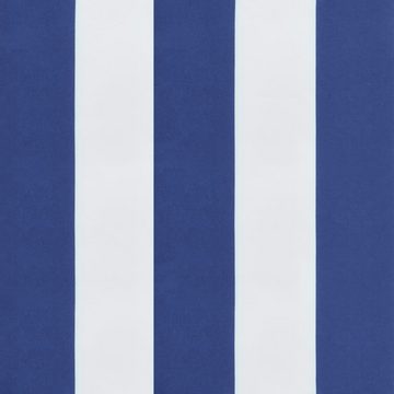 vidaXL Sitzauflage Palettenkissen Blau & Weiß Gestreift 60x60x8 cm Oxford-Gewebe, (1 St)