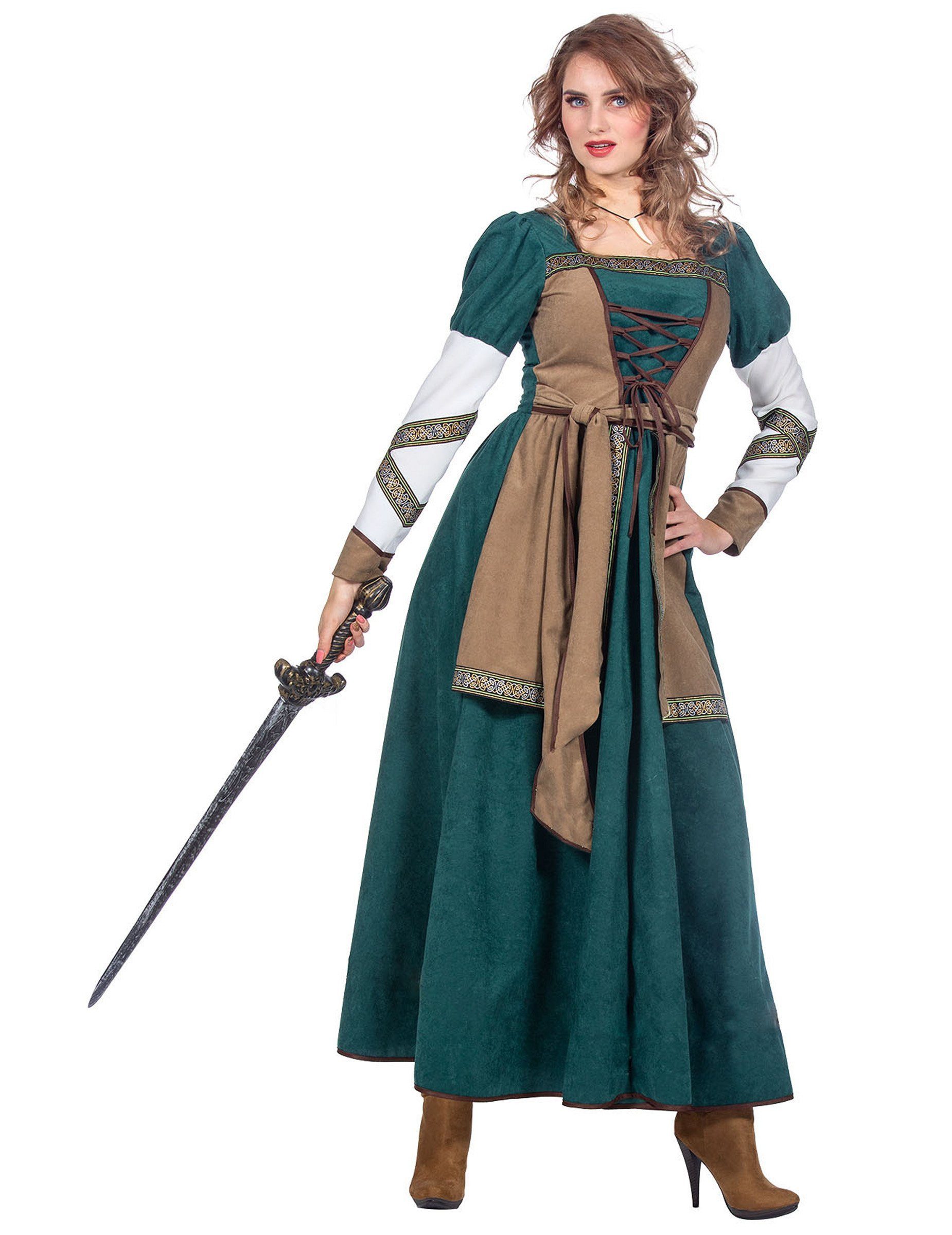 Wilbers Kostüm Wikinger Kriegerin Kostüm Deluxe für Damen