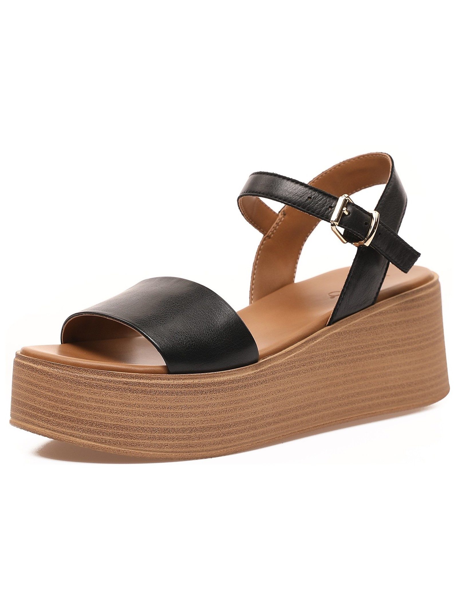 INUOVO Sandalen Leder Keilsandalette günstig online kaufen