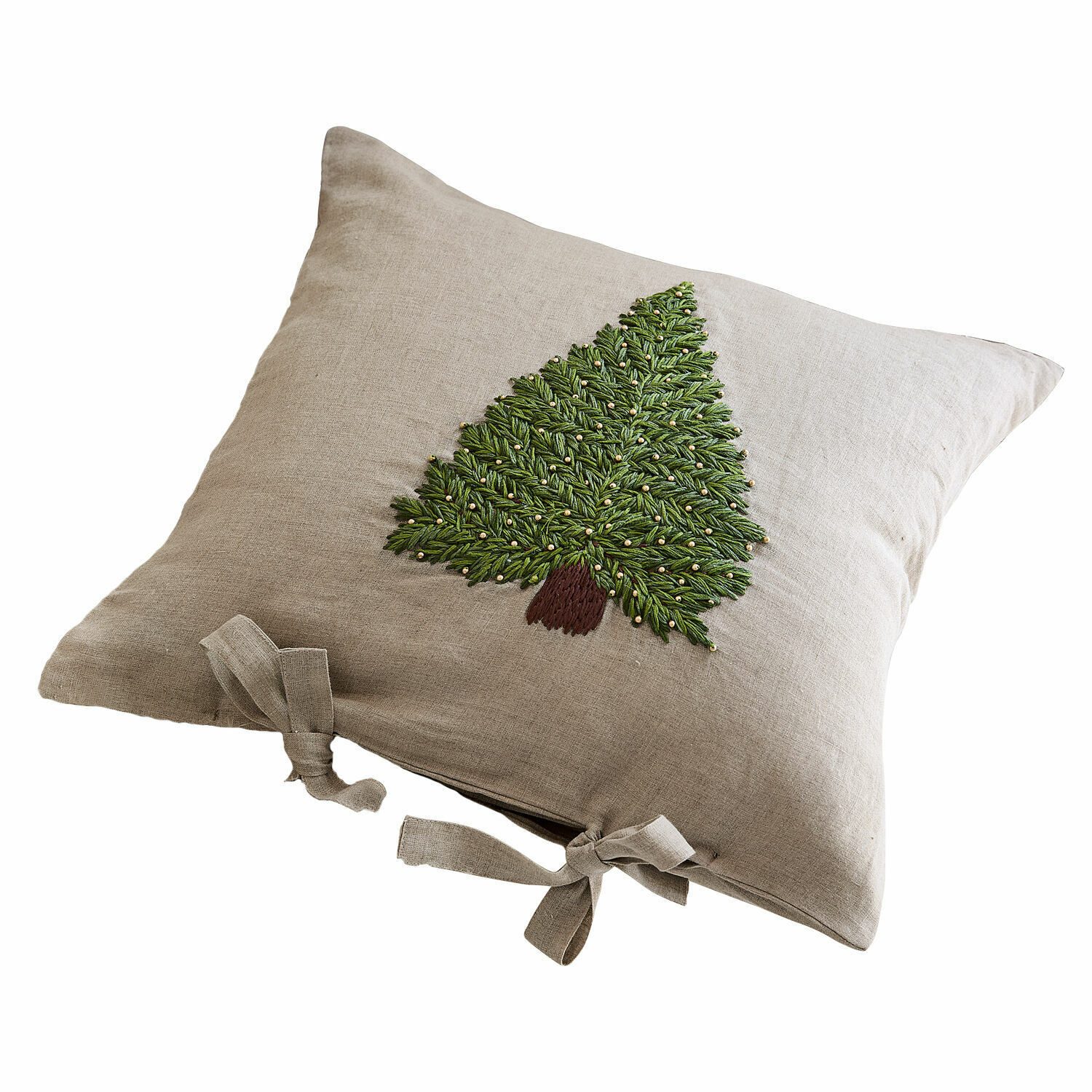 Mirabeau Kissenhülle Kissenhülle Amuré leinen/grün günstig online kaufen