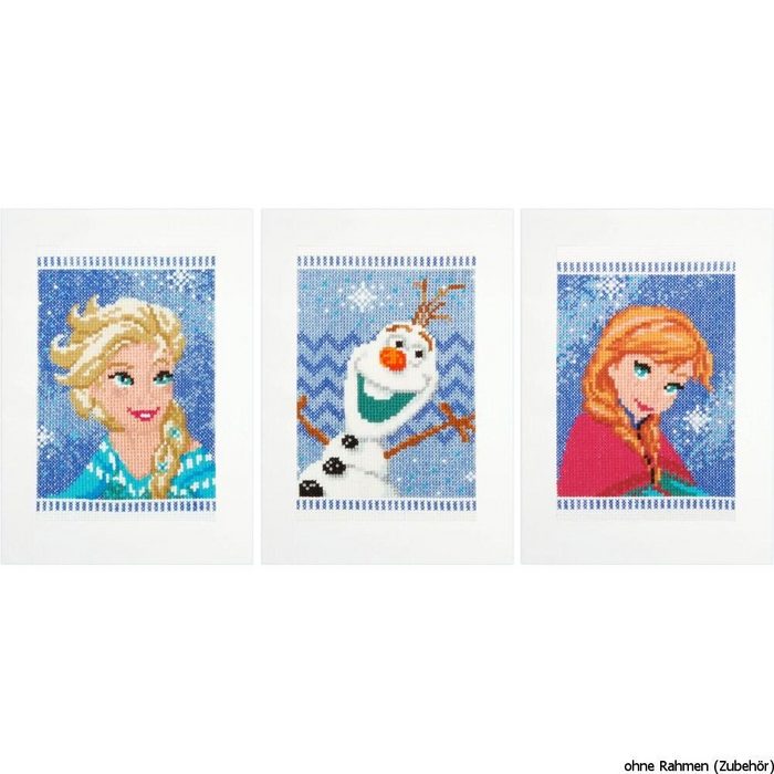 Vervaco Kreativset Vervaco Disney Grußkarten "Elsa (embroidery kit)
