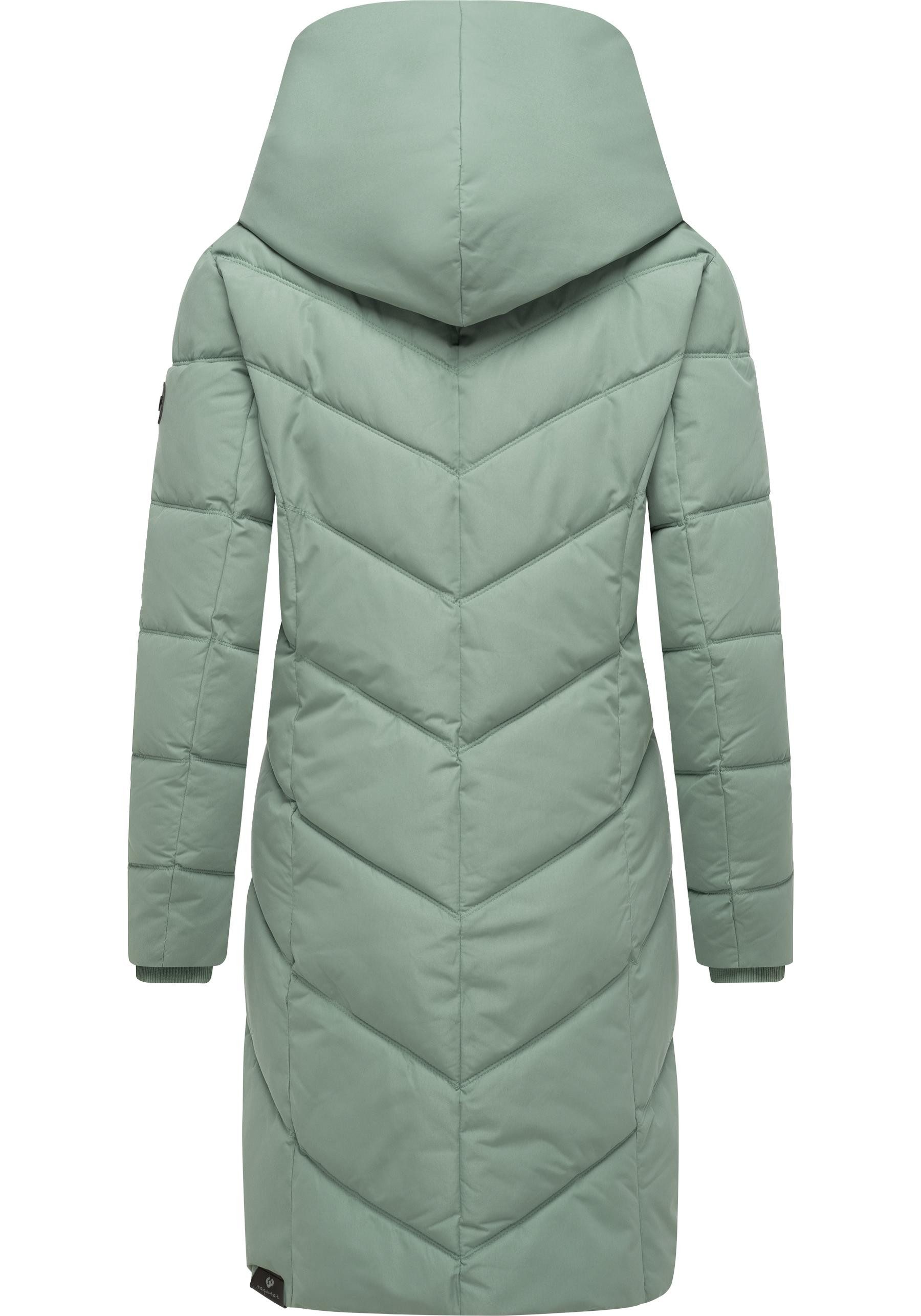 Ragwear Steppmantel Natalka stylischer, gesteppter Winterparka mit gefütterter Kapuze