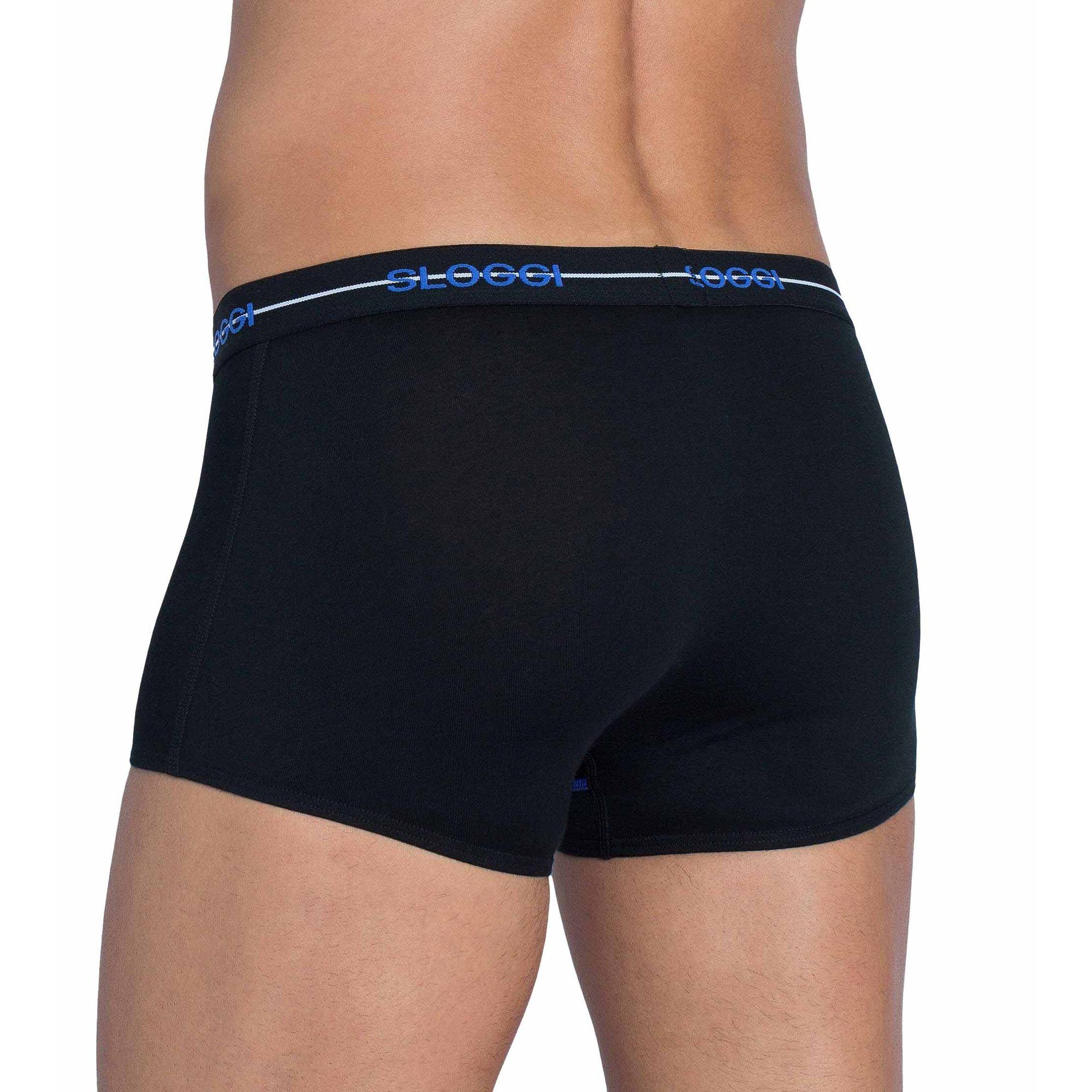 sloggi Boxer Herren Boxershort 2er Pack Baumwollmischung (Packung, 2er Pack)