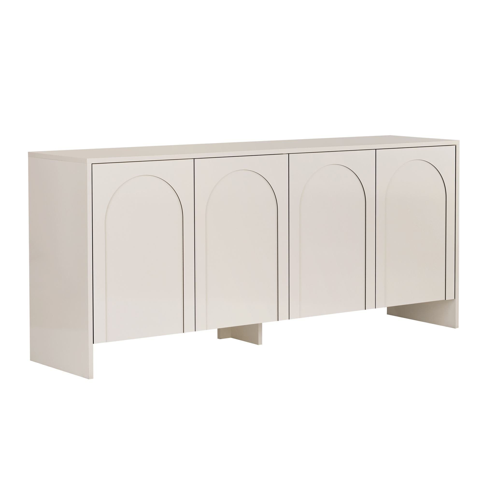 Skye Decor Konsolentisch Arlen, Breite 180, 4-türig mit Bogenfront
