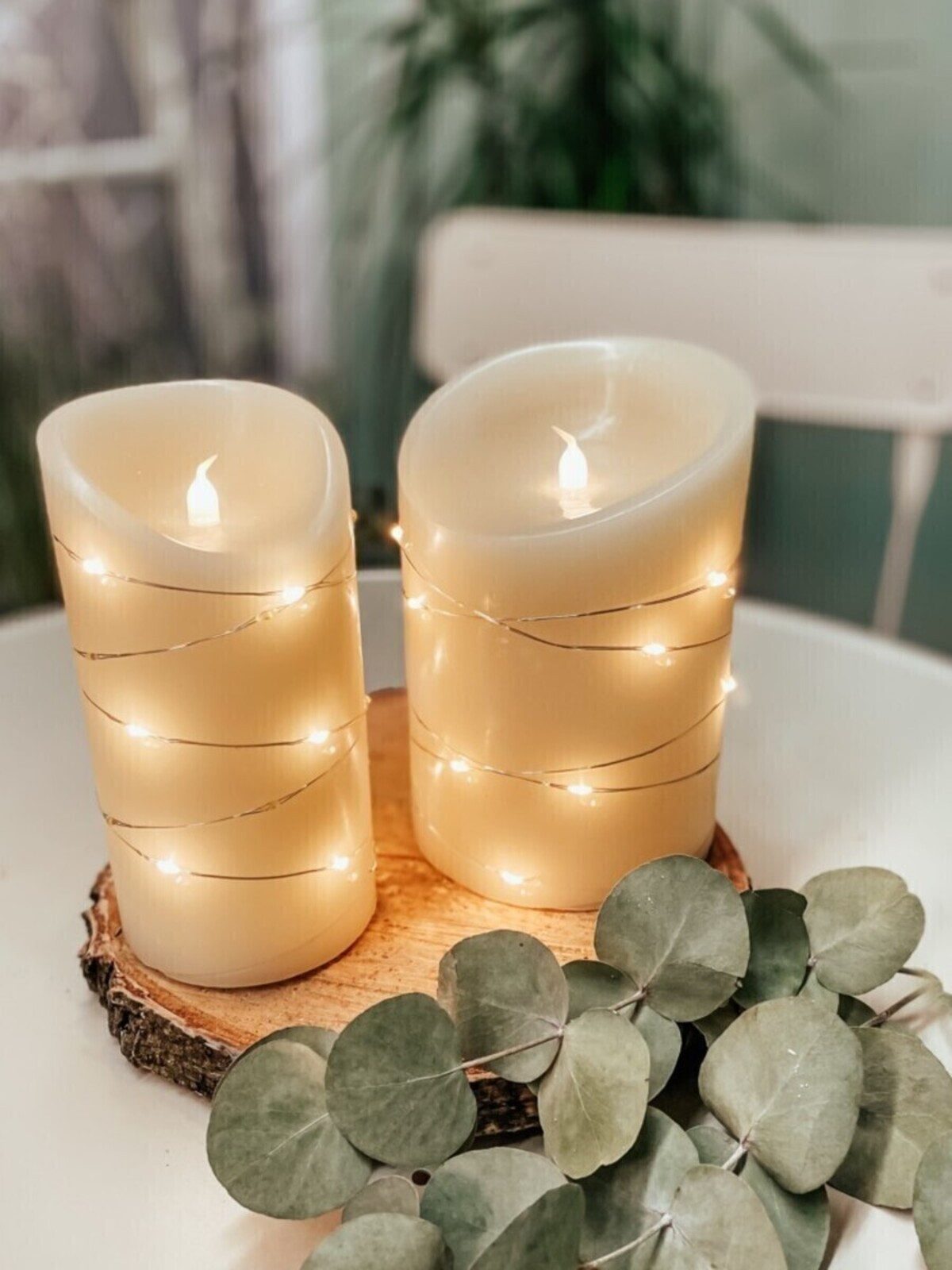 Hellum Deckenleuchten Hellum LED-Wachskerze 525120