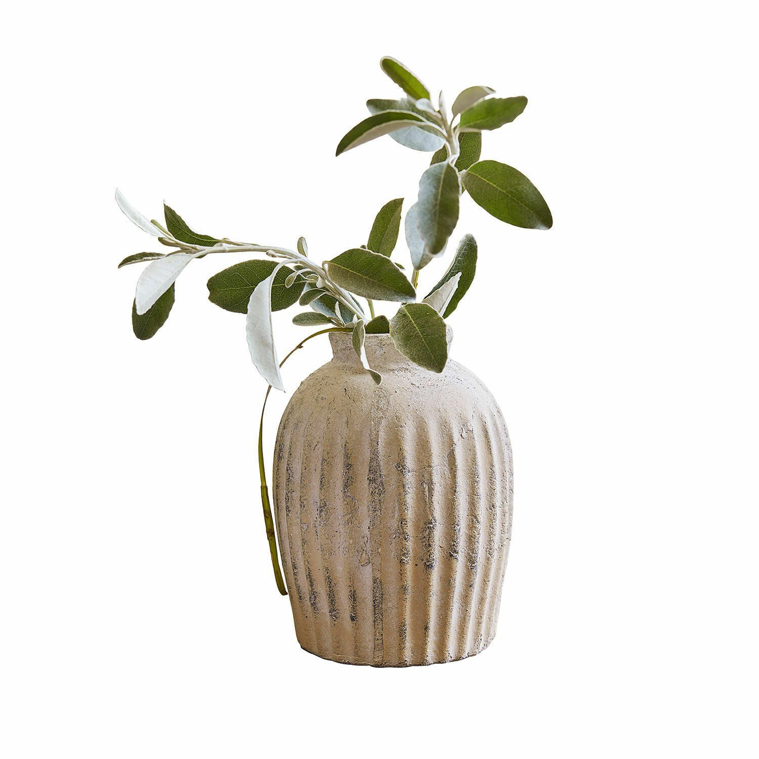 Mirabeau Tischvase Vase Melissa antikcreme