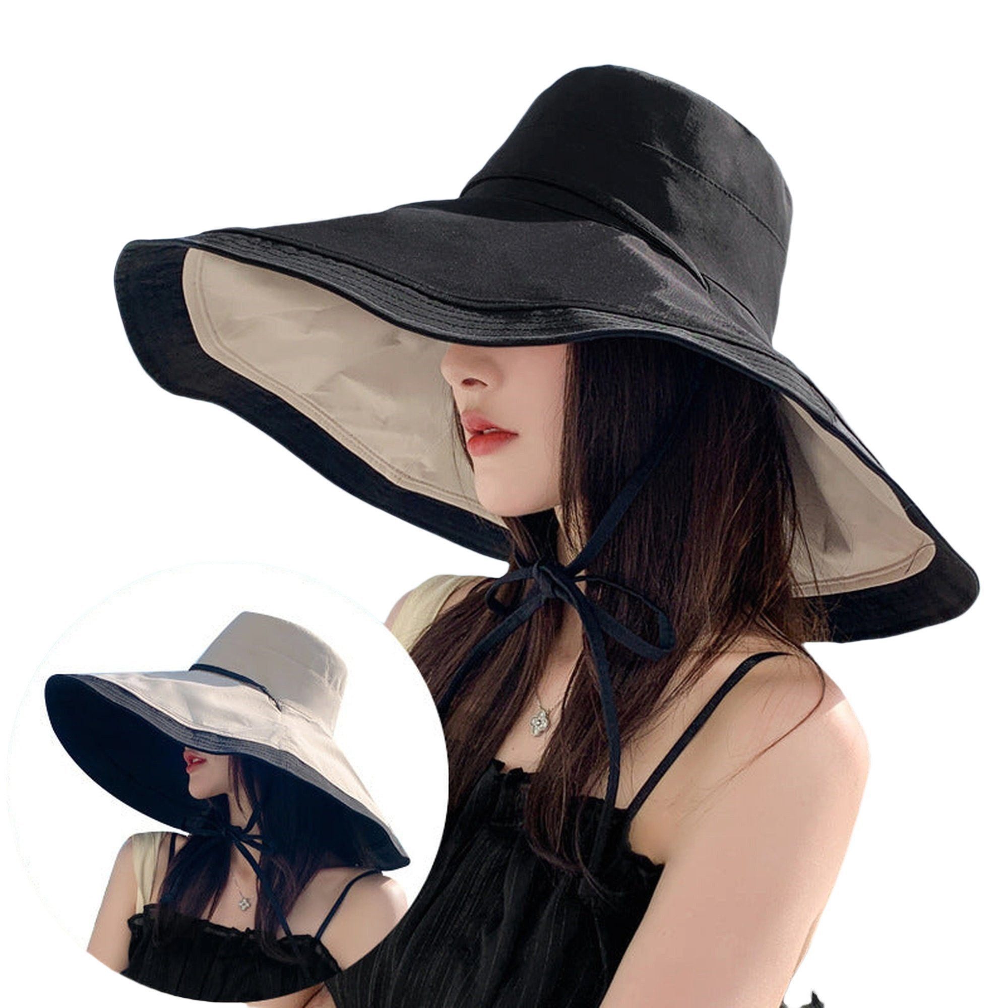 RWEUOQ Sonnenhut Sonnenhut Damen Faltbar UV günstig online kaufen