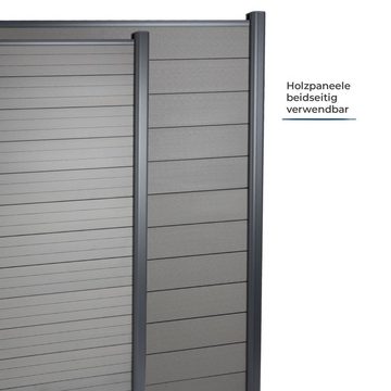 Floordirekt Zaun, Erhältlich in 2 Ausführungen, 180 x 180 cm, Sichtschutzzaun