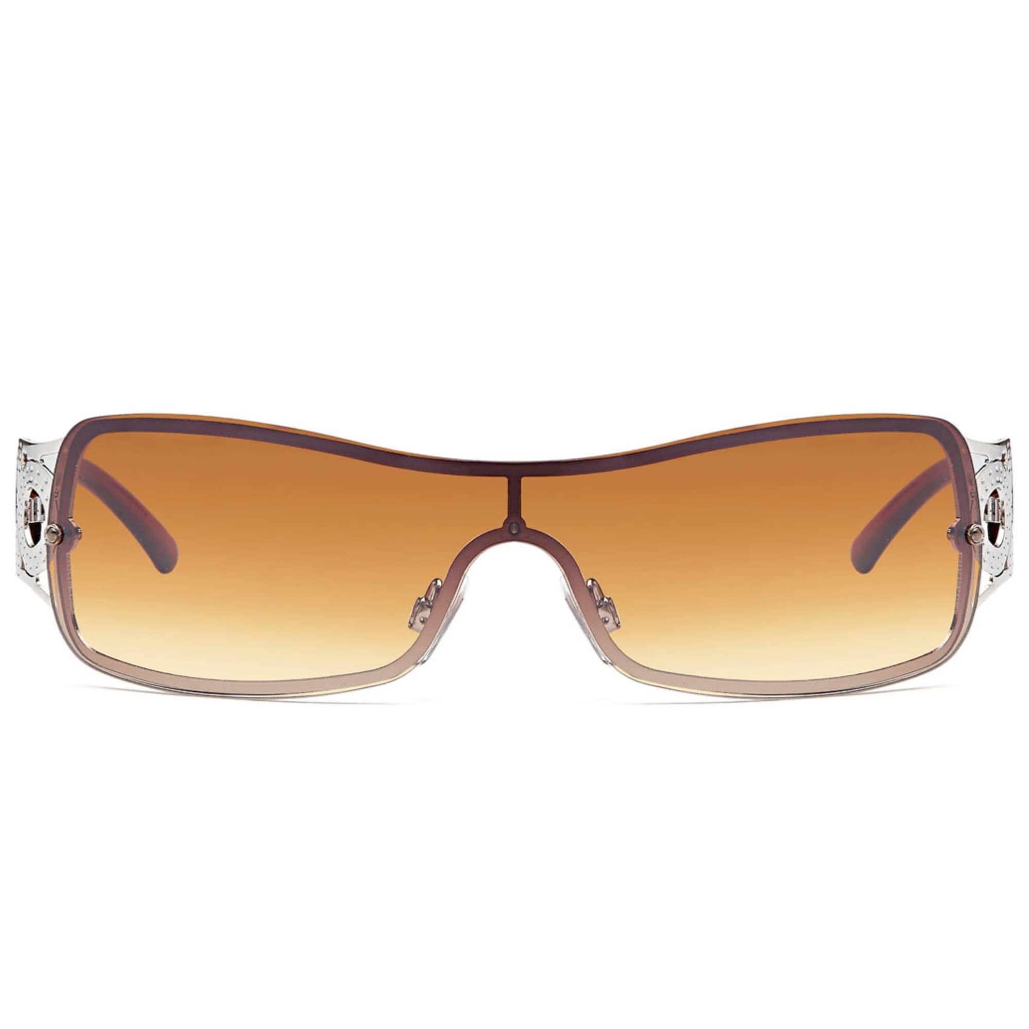 BEZLIT Eyewear Monoscheibensonnenbrille Damen Monoscheiben Sonnenbrille (1-St) mit verziertem Bügel – Bild 2 von 5