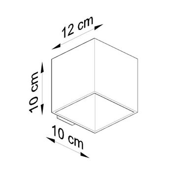 famlights Wandleuchte, Wandleuchte Quan in Grau G9, keine Angabe, Leuchtmittel enthalten: Nein, warmweiss, Wandleuchte, Wandlampe, Wandlicht