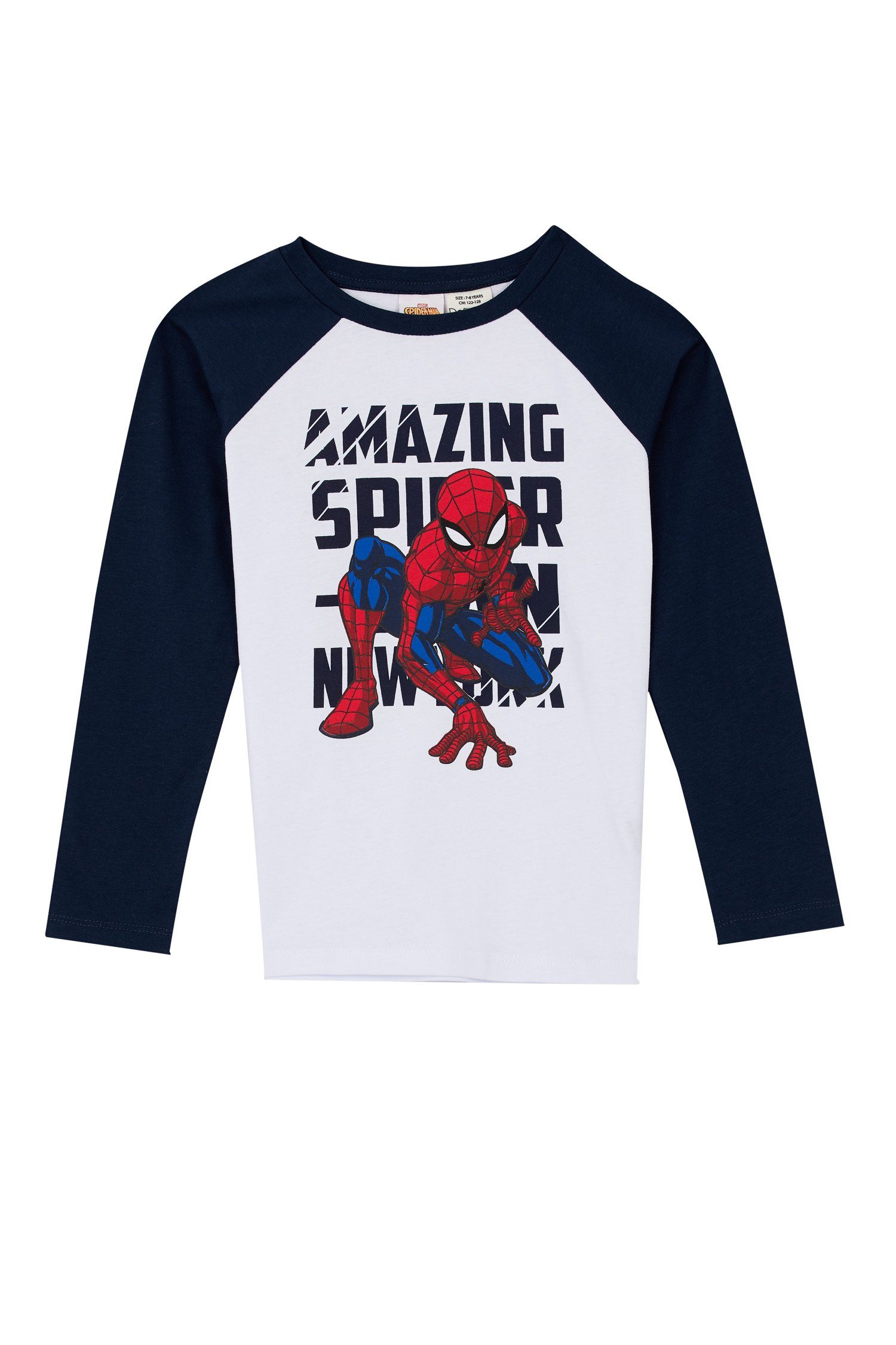 DeFacto Langarmshirt »Jungen Langarmshirt REGULAR FIT Spiderman«