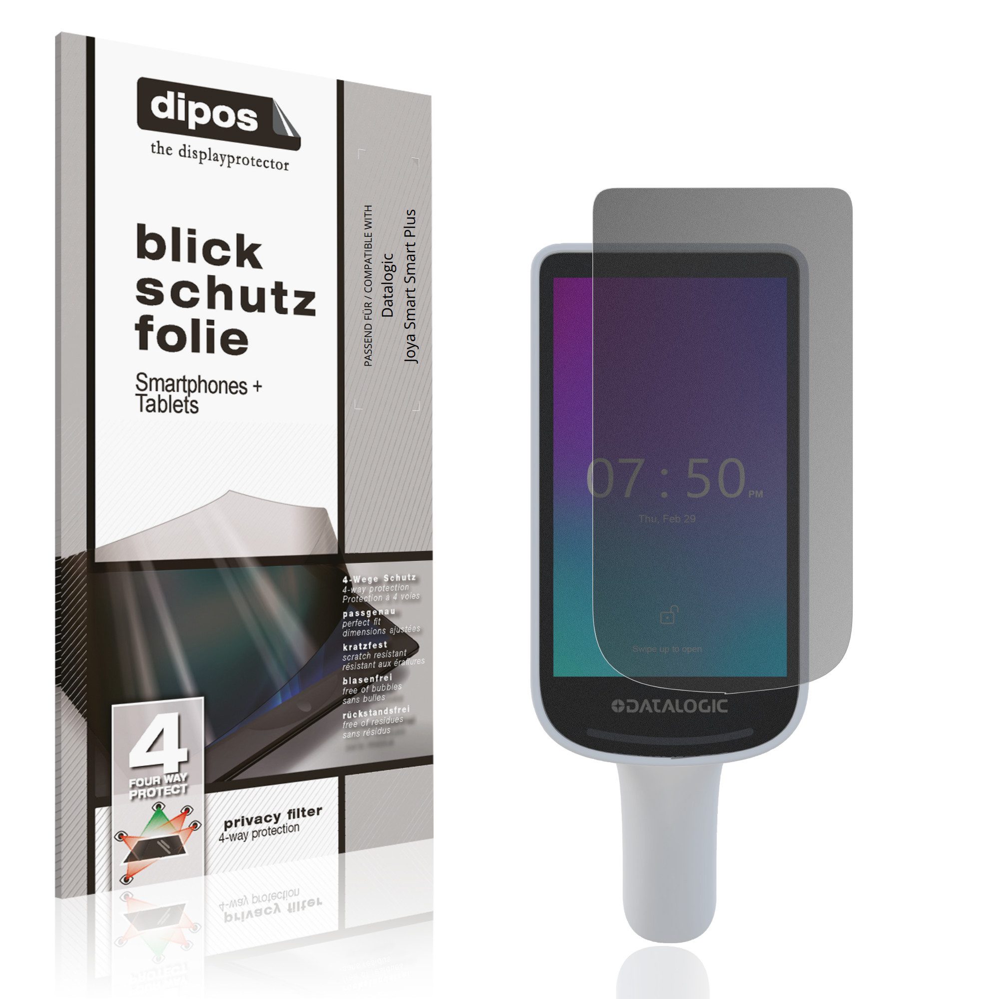 dipos Displayschutzfolie Schutzfolie für Datalogic Joya Smart Smart Plus, 1 Stück, Displayschutz Schutz Folie Made in Germany