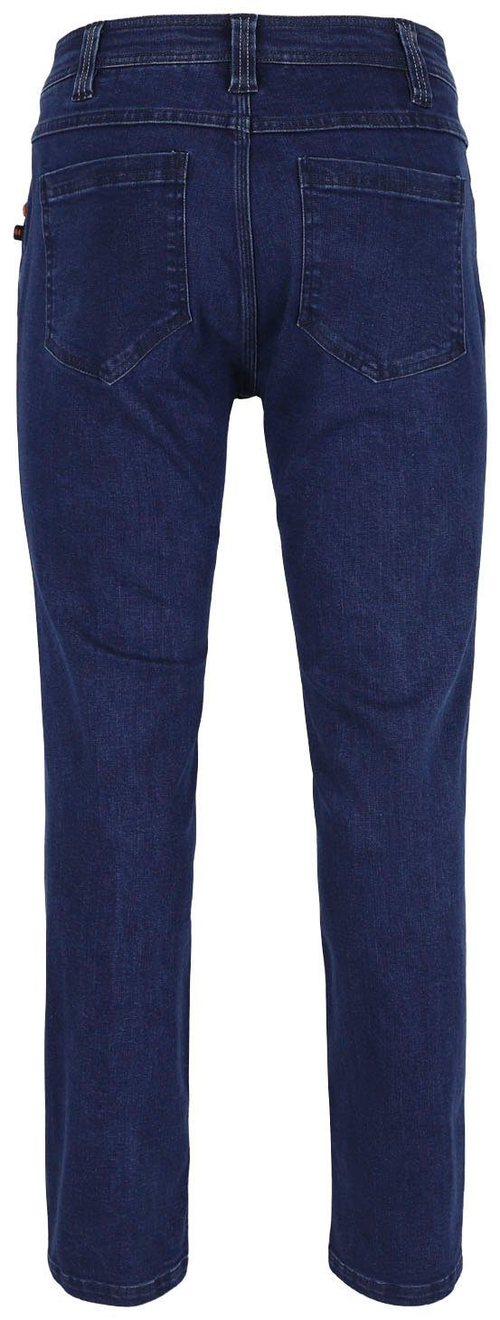 Seitentaschen Röhrenhose 2 Jeans, sehr Multi-Pocket, Stretch bequem, Slimfit, Lingo Herock