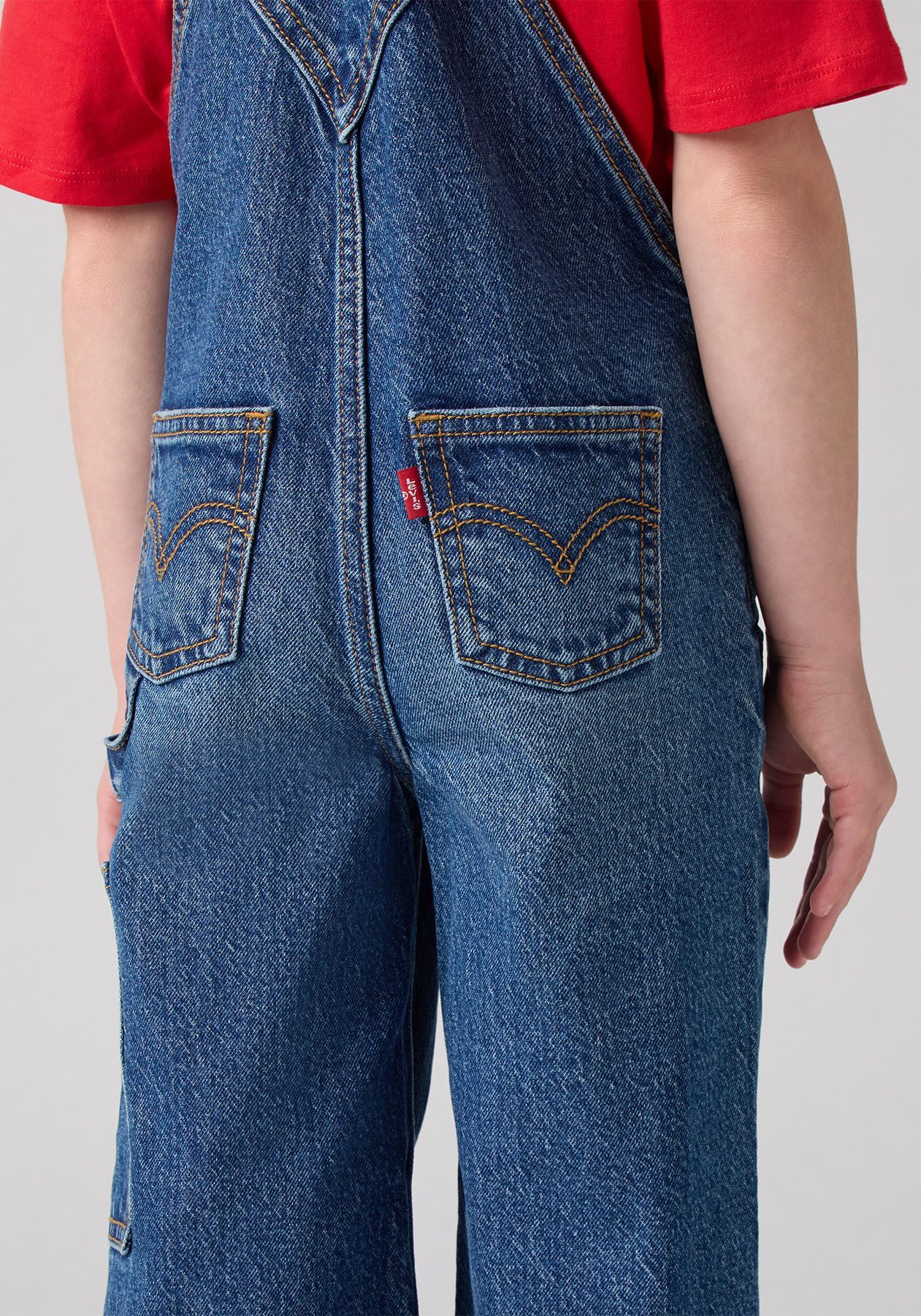 Levi's® Kids Jeanslatzhose LVG BAGGY BARREL OVERALL for GIRLS
