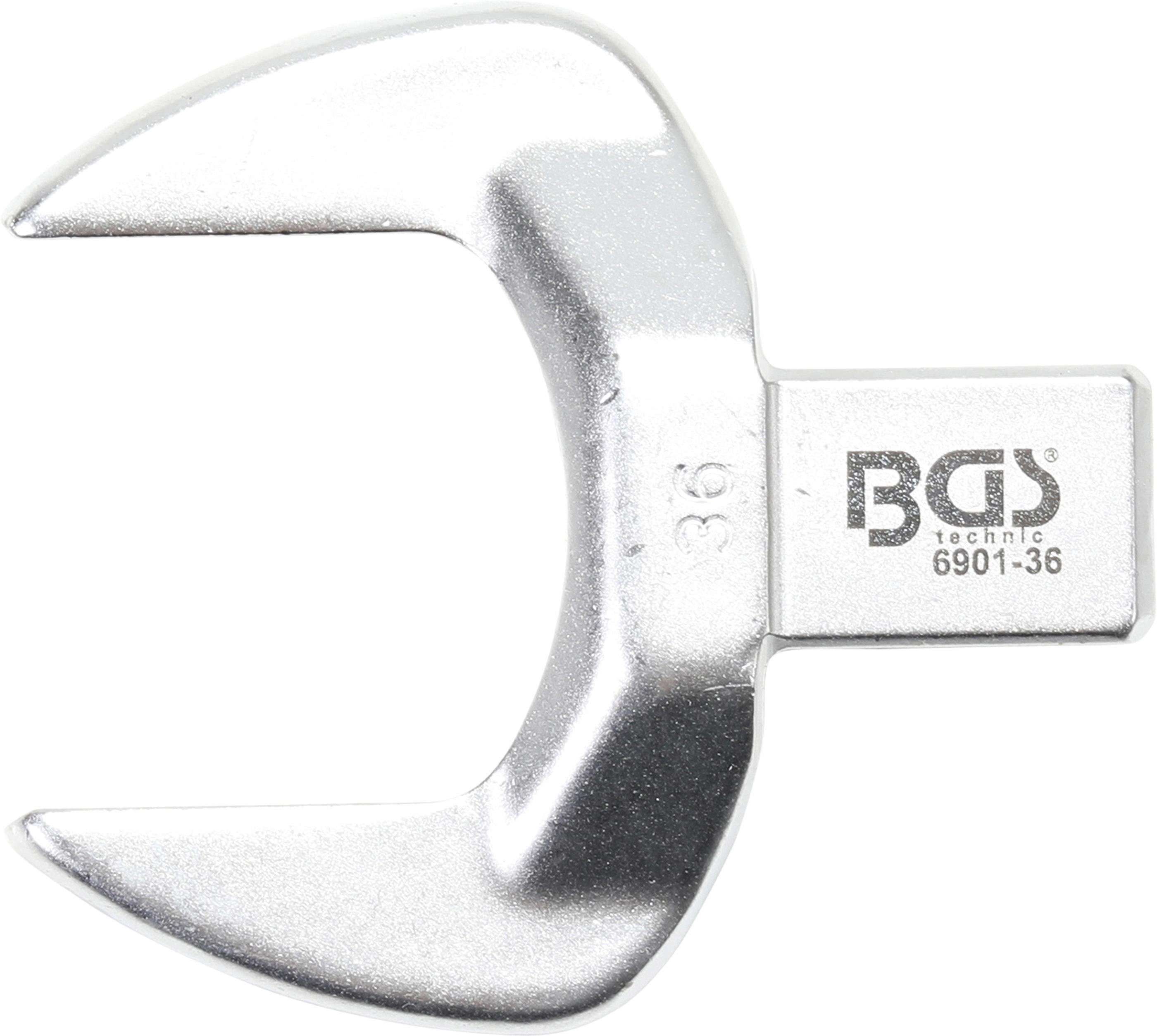 BGS technic Ausstechform Einsteck-Maulschlüssel, 36 mm, Aufnahme 14 x 18 mm