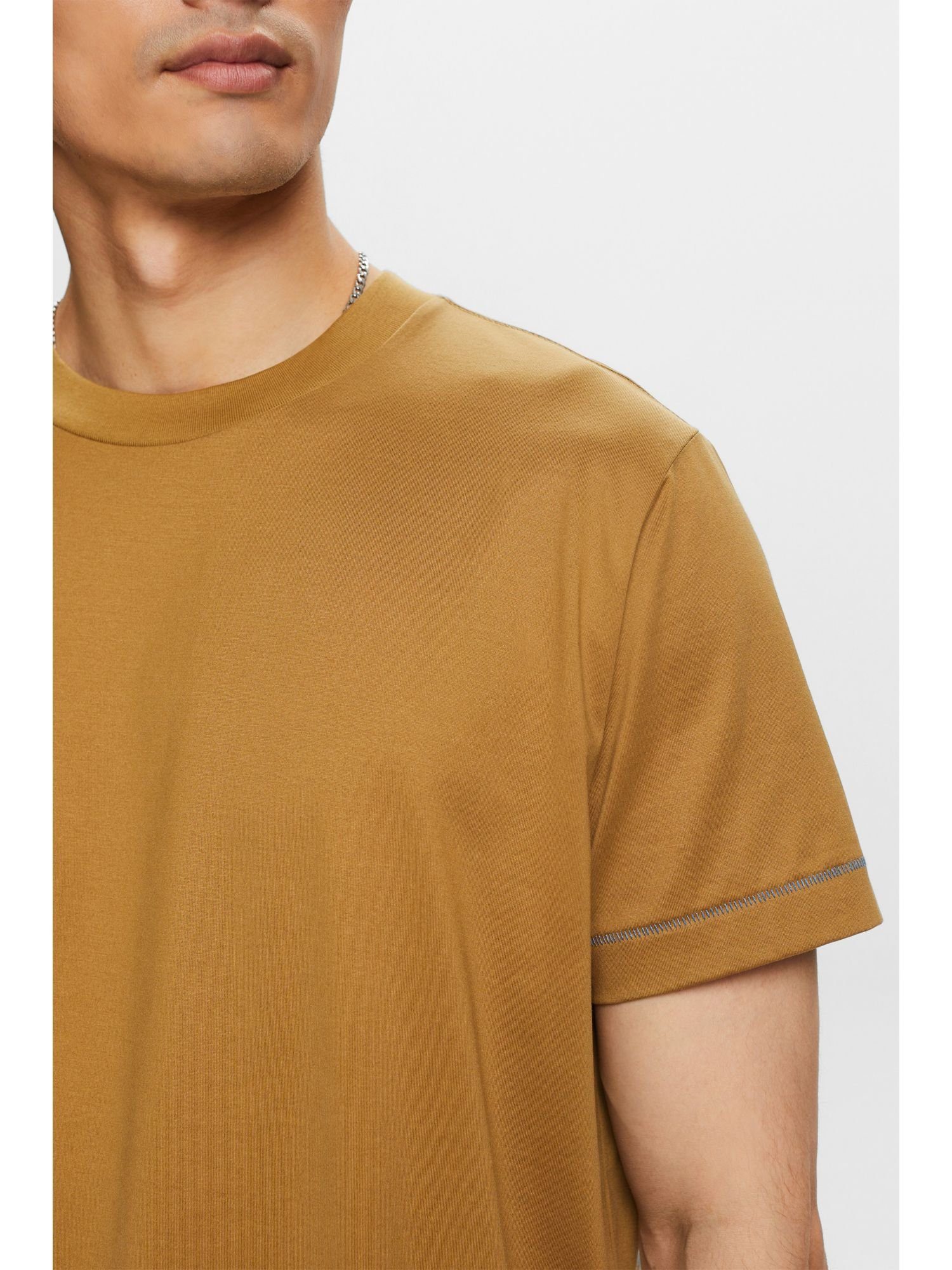 100 % Jersey, TOFFEE Collection aus Baumwolle (1-tlg) Esprit Rundhals-T-Shirt T-Shirt