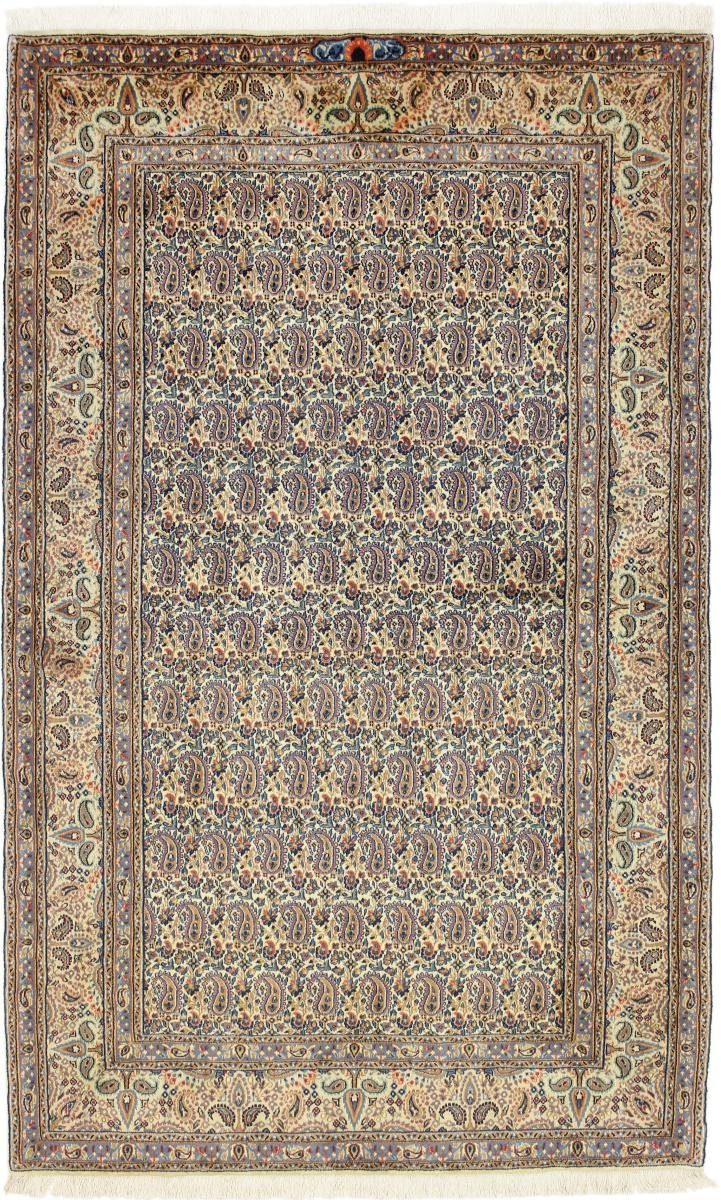 Orientteppich Kerman Rafsanjan Orientteppich, Nain rechteckig, mm Trading, Sherkat Höhe: 140x225 Handgeknüpfter 12